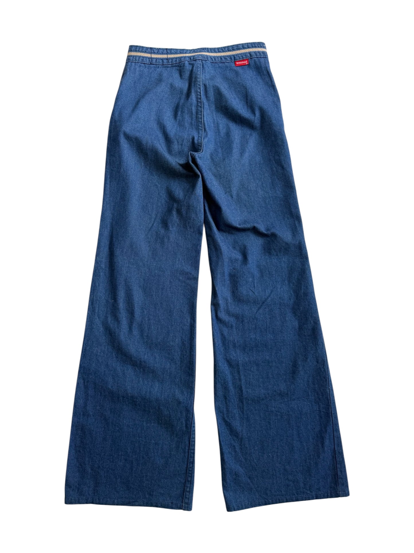 Vintage 1980s Miss Texwood High Waist Flare Denim Jeans