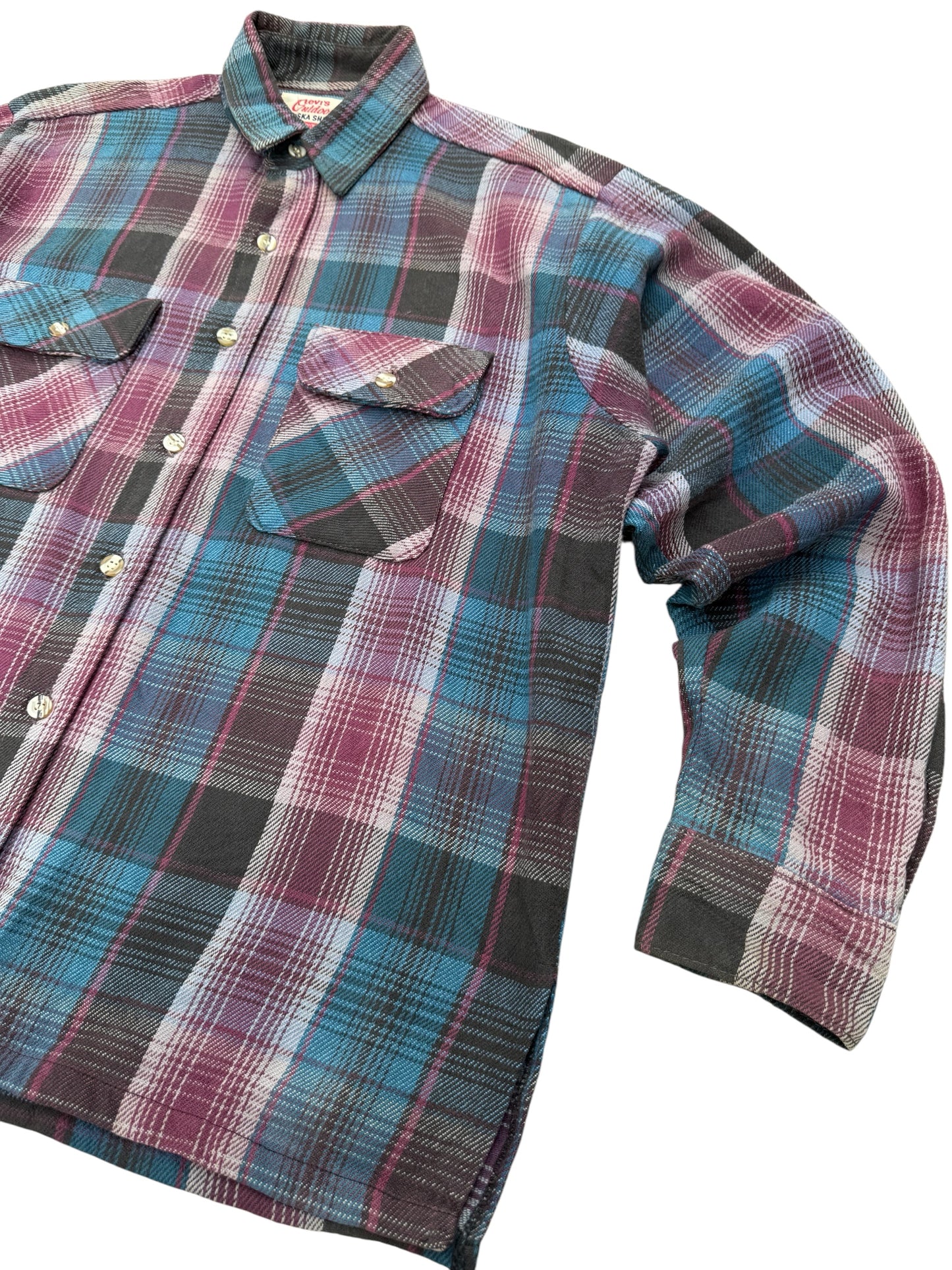 Vintage Levis Outdoor Alaska Flannel Shirt Made in USA
