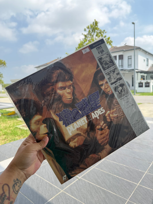 Vintage Planet of the Apes 1986 Japan LaserDisc LD Charlton Heston Sci-Fi