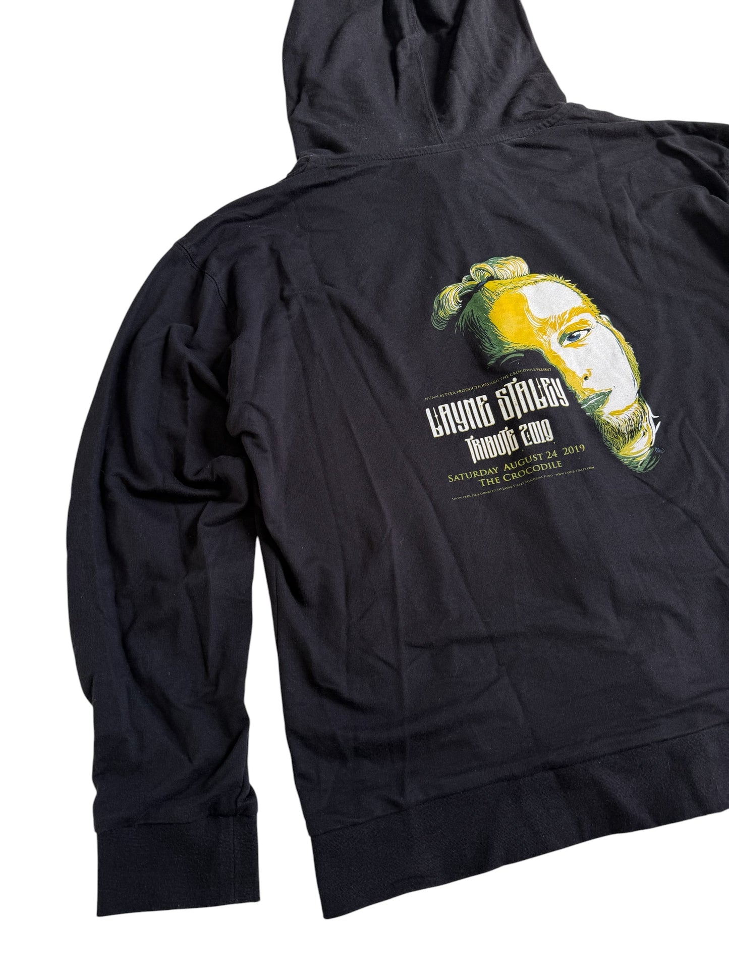 Layne Staley Alice In Chains Tribute Zipper Hoodie