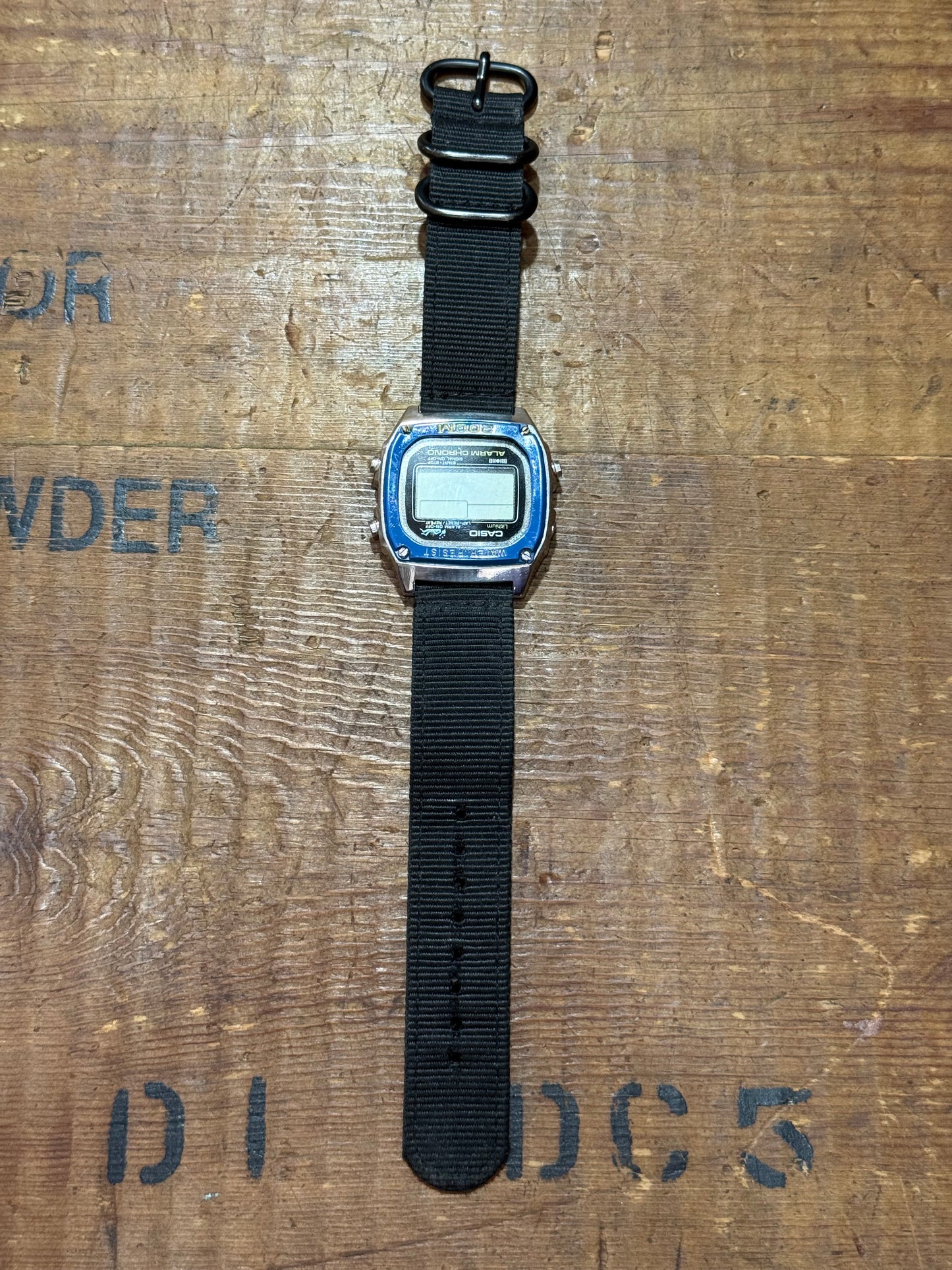 Vintage 80s Casio DW-1000 Japan Watch Junk Not Working For Parts