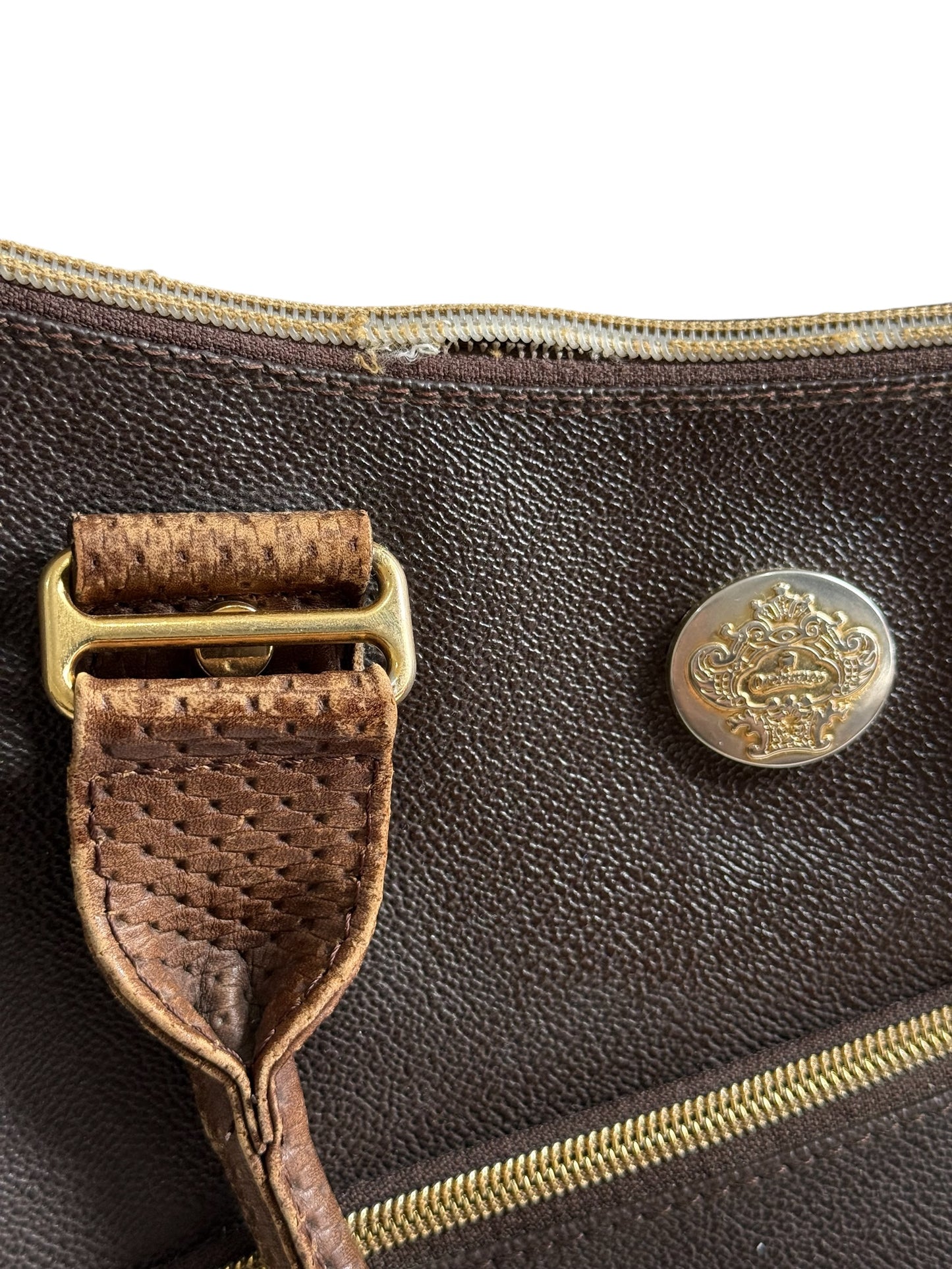 Orobianco Italy Brown Leather Tote Shoulder Bag