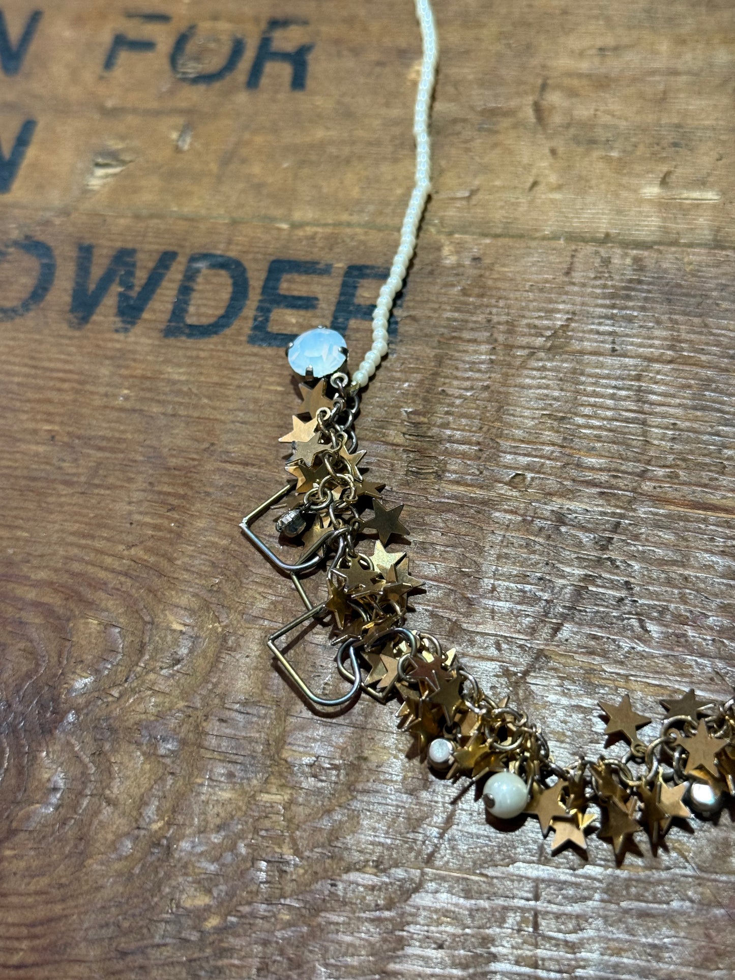 Vintage Sunao Kuwahara Asymmetrical Charm Necklace