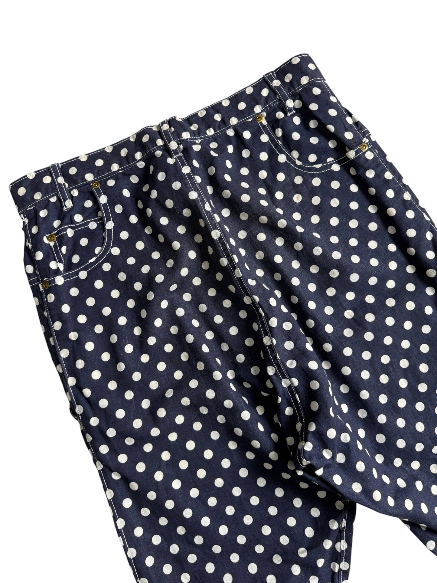 Mercibeaucoup Polka Dot Painter Pants Japanese Designer