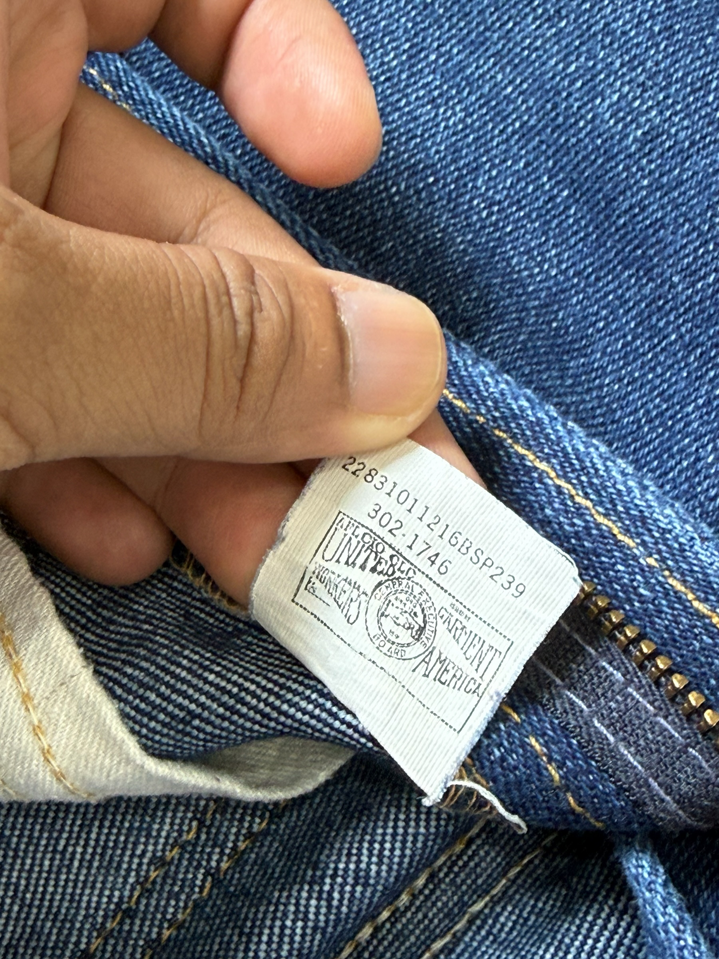 Vintage Lee Riders 302-1746 Denim Jeans Made in USA