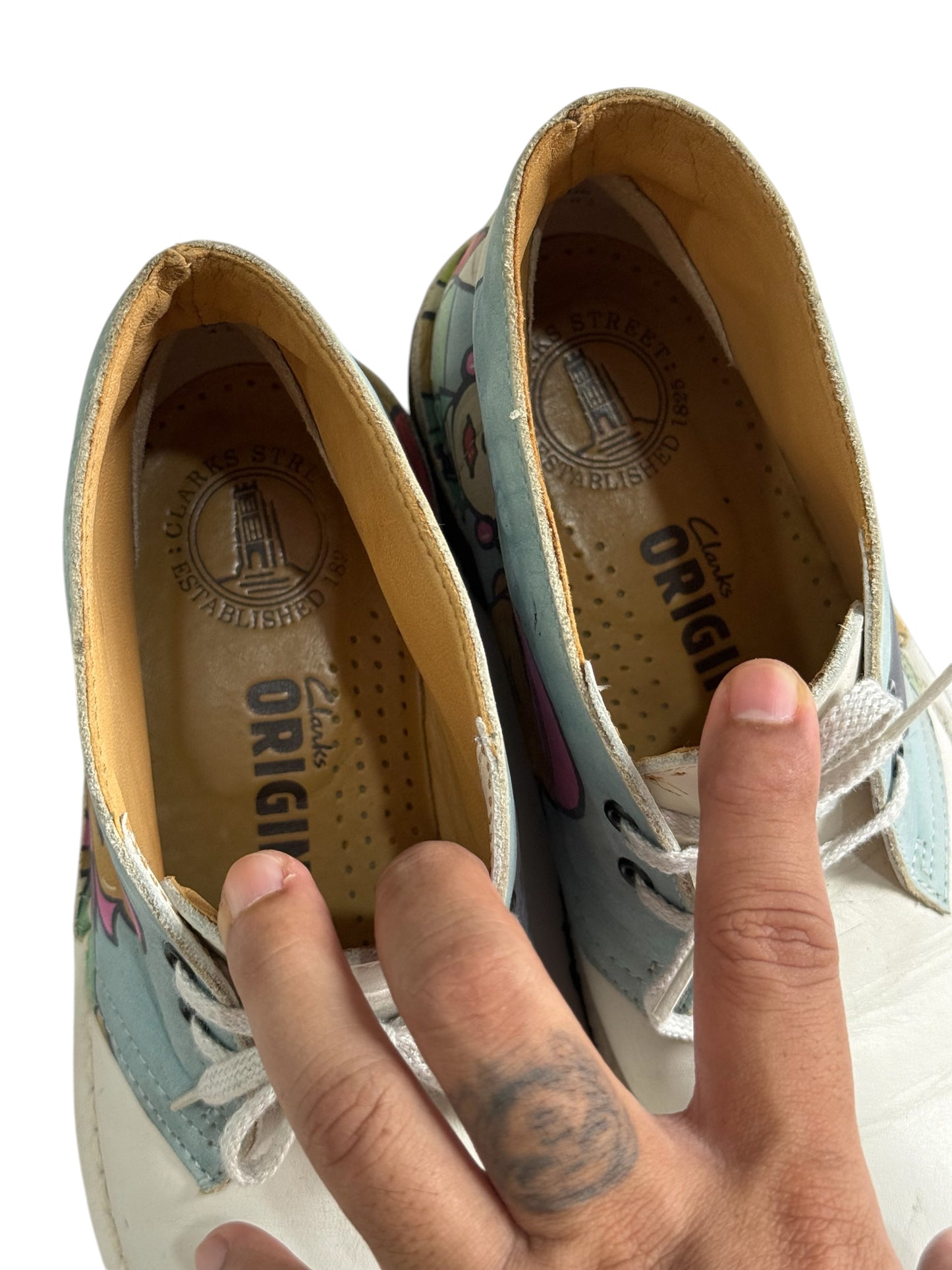 Clarks Originals x Pete McKee Limited Edition Mod Art Desert Boots