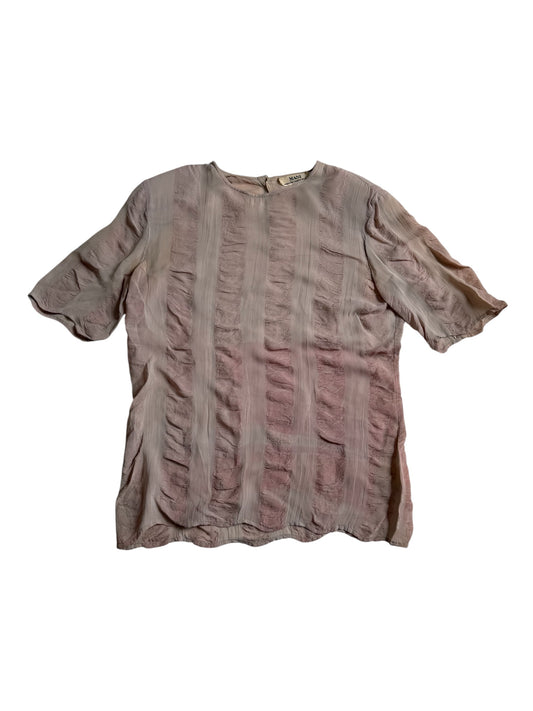 Vintage 1980s-90s MANI by Giorgio Armani Textured Rayon Blouse