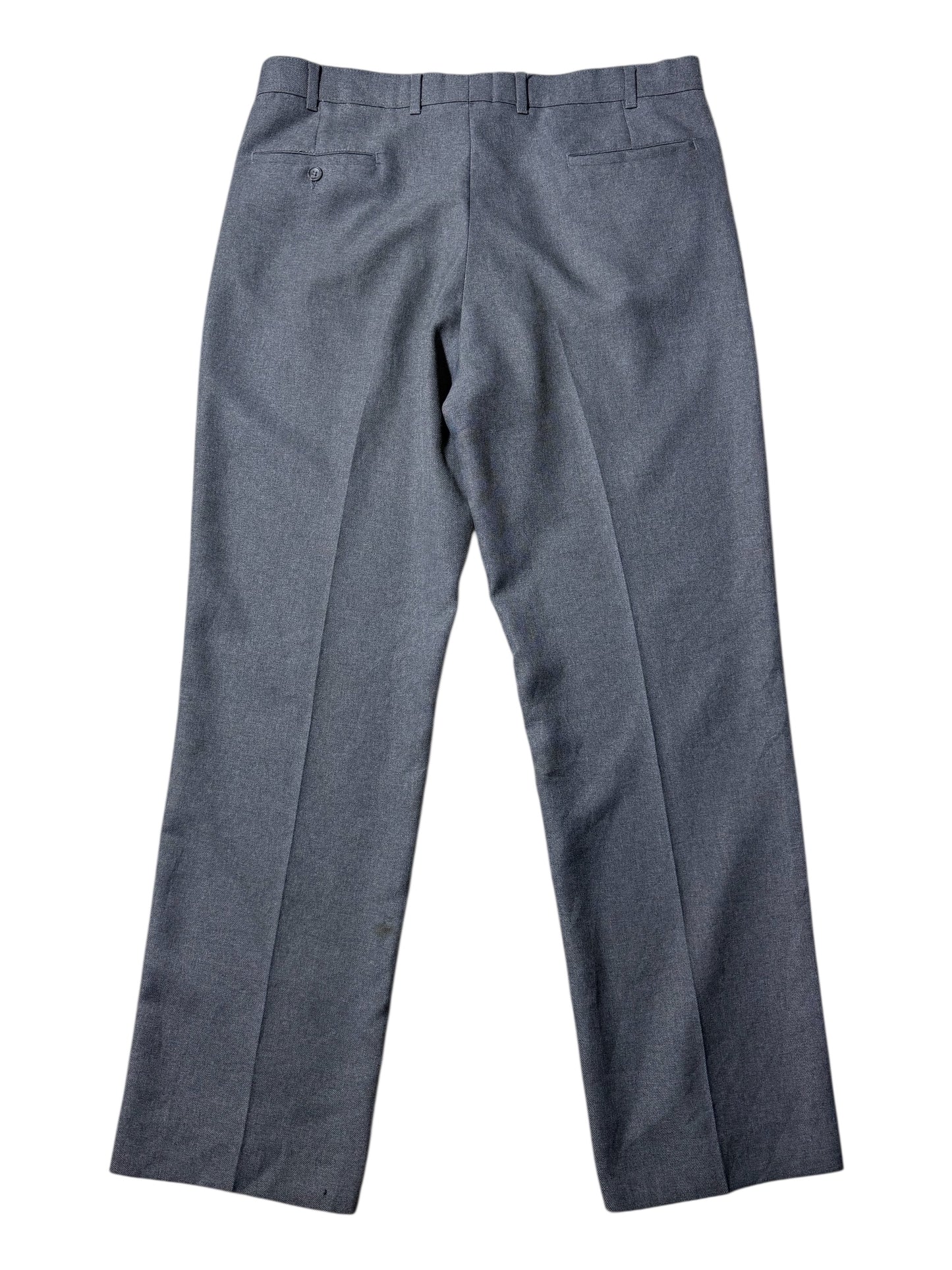 Vintage Levis Action Slacks Grey Dress Trousers Made In Usa