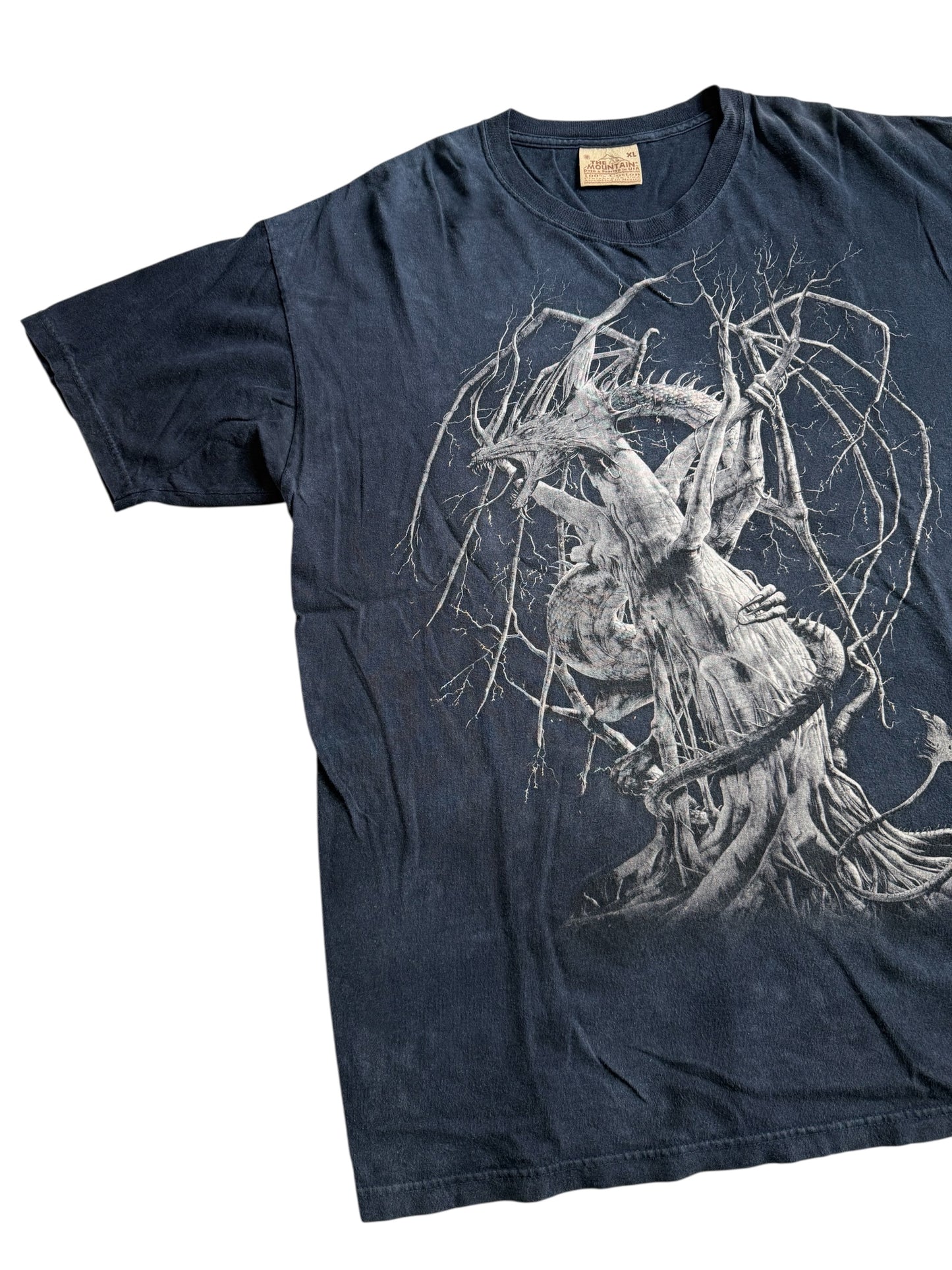 Vintage The Mountain Dragon Tree Graphic Tshirt Oversized