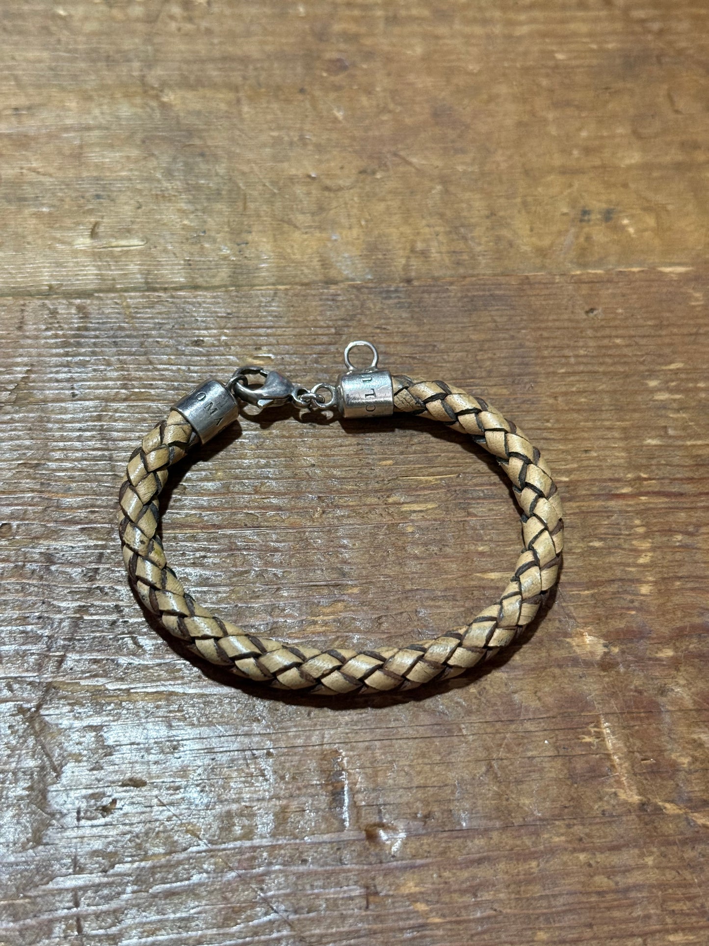 Thomas Sabo Braided Leather Bracelet Silver Clasp