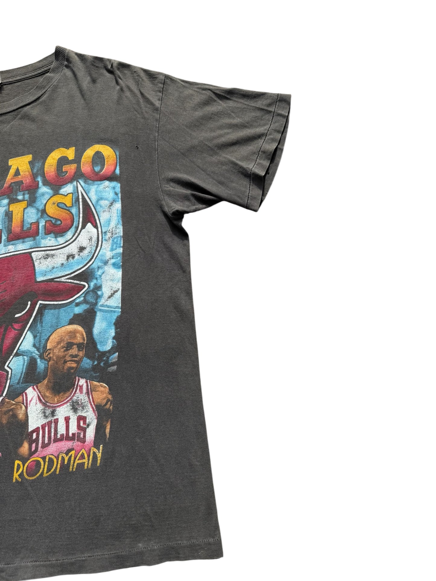 Very Rare Vintage 90s Chicago Bulls 1996 Champions Tee Jordan Pippen Rodman