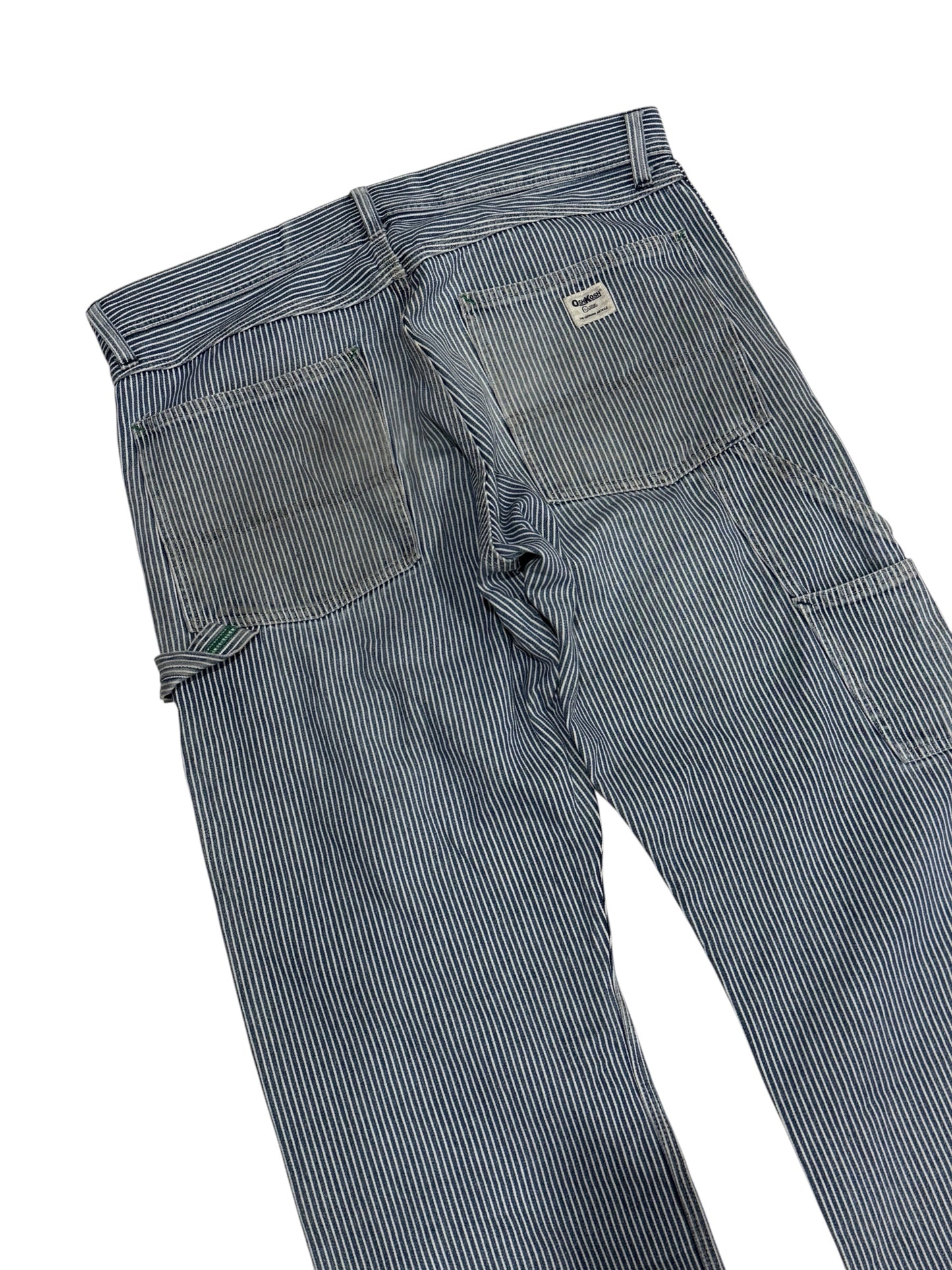 OshKosh Classic Hickory Stripe Carpenter Work Pants