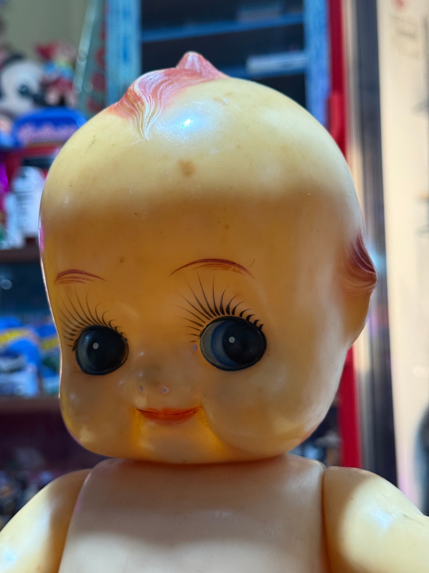 Vintage 1970s Kewpie Doll Jumbo Size Sofubi