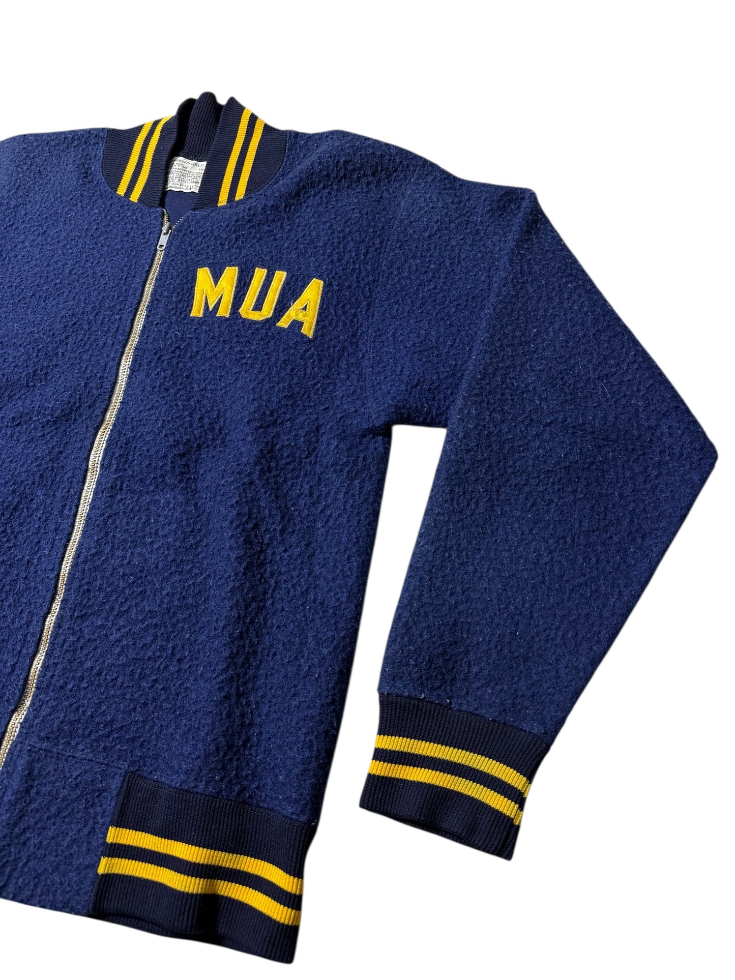 Vintage 1960s Champion Varsity Jacket “MUA” USA Made