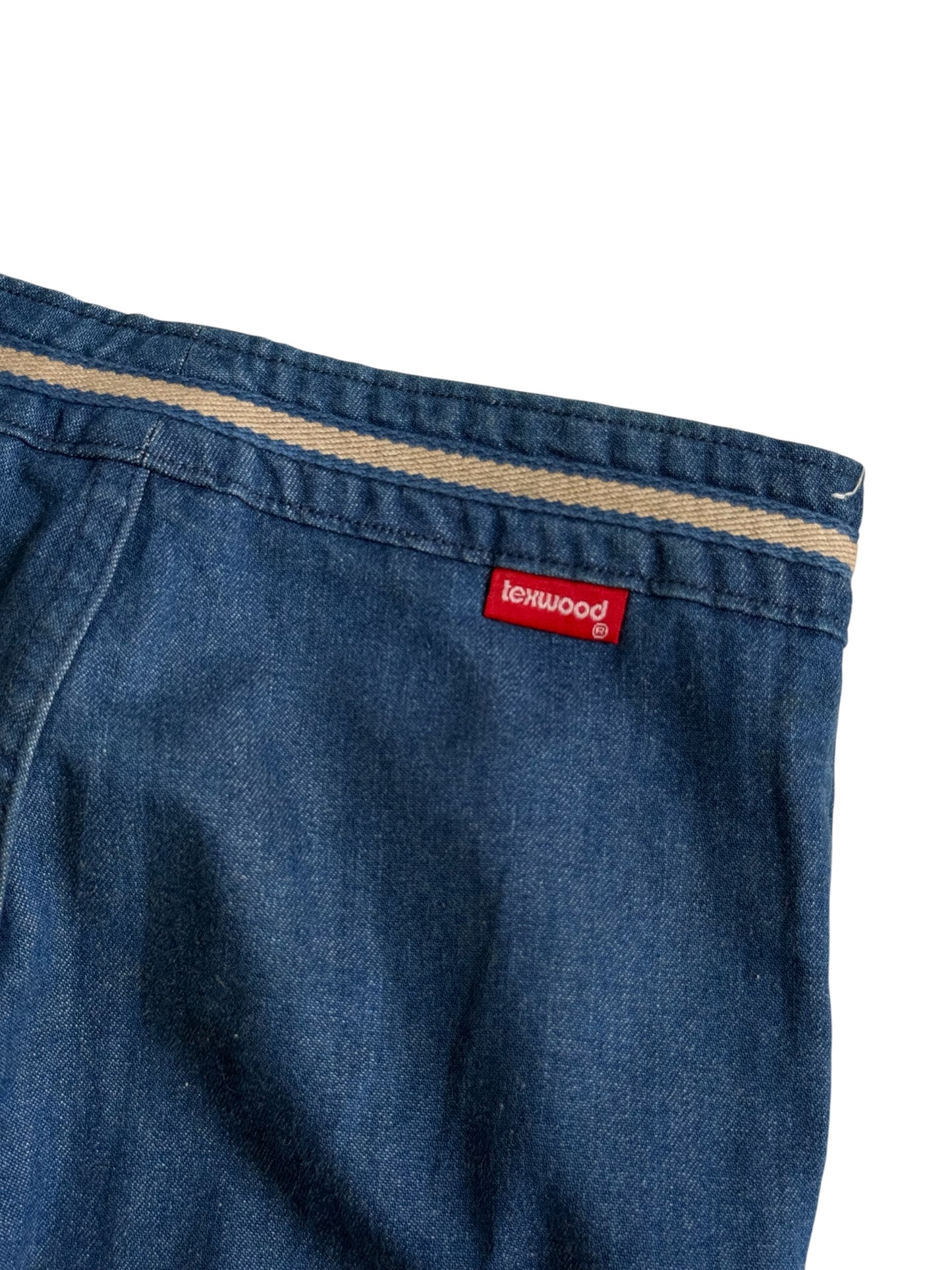 Vintage 1980s Miss Texwood High Waist Flare Denim Jeans