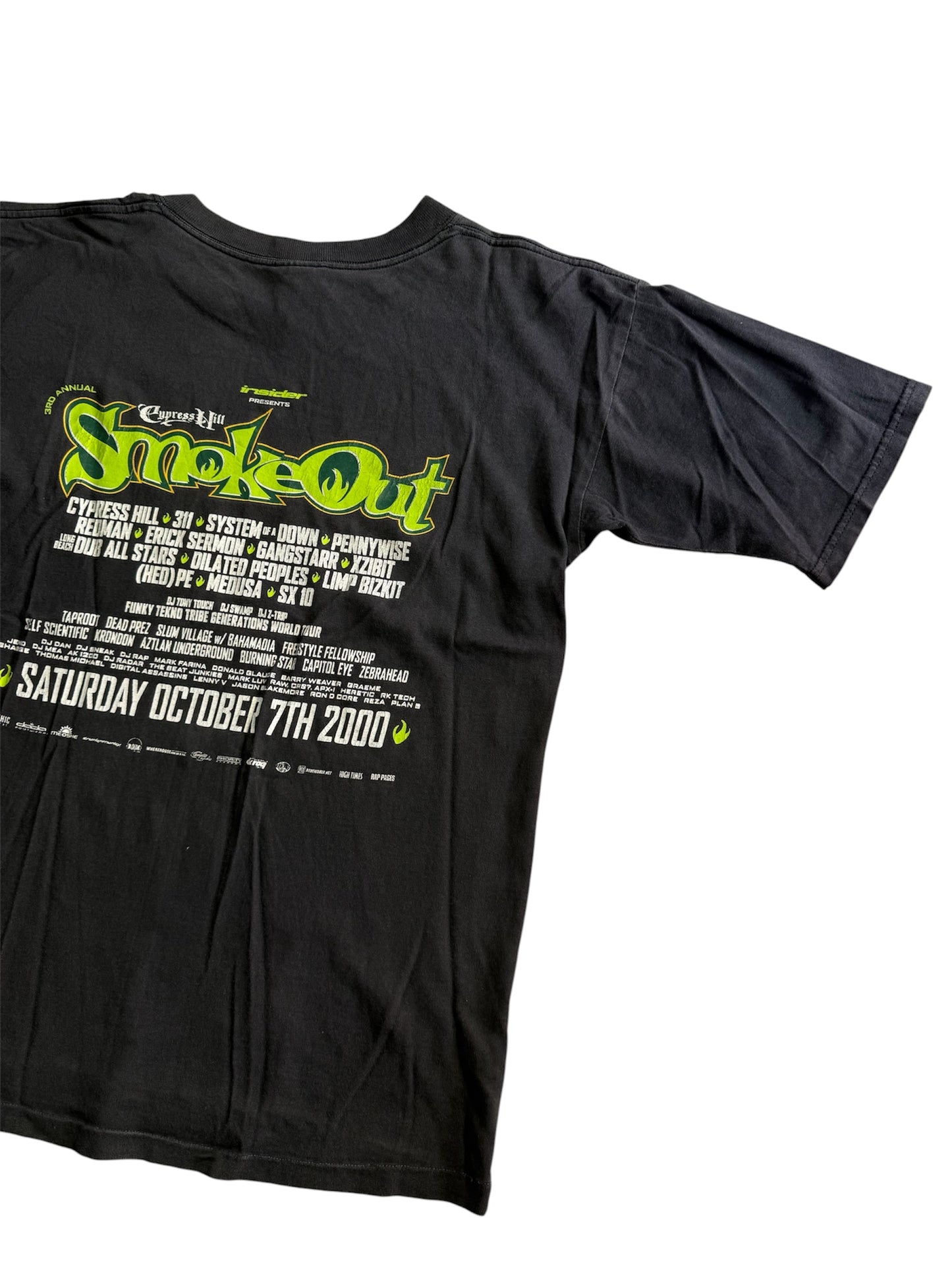 Vintage Drunknmunky Cypress Hill Smoke Out Festival 2000s Tshirt