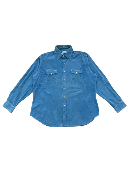 Vintage 1970s Sears Corduroy Work Shirt