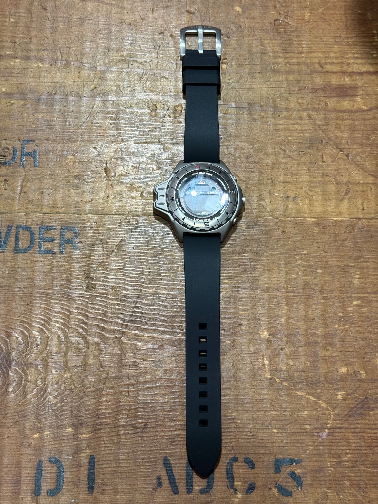 Vintage Casio CPW-401 Japan Watch Junk Not Working For Parts