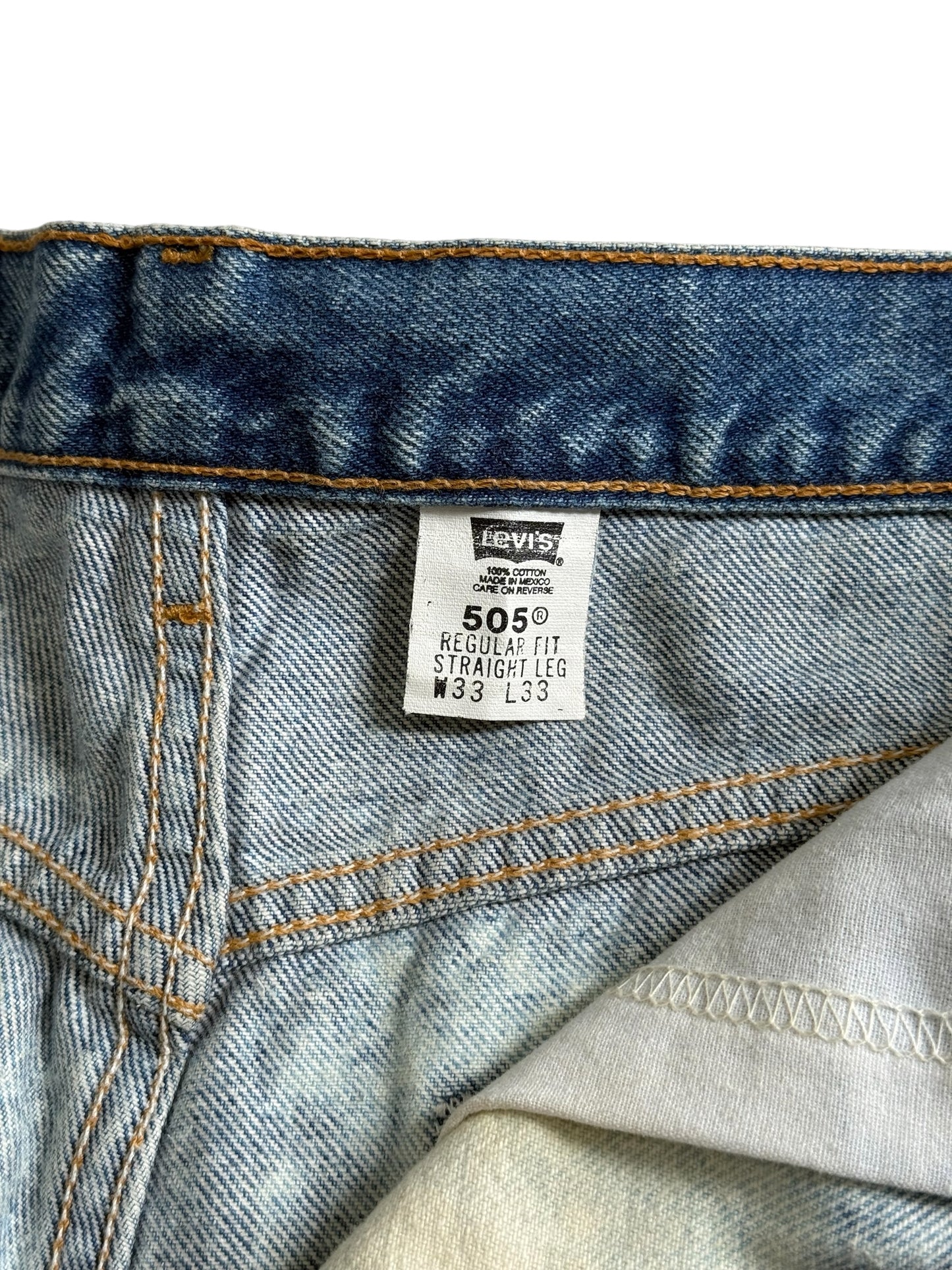 Vintage Levis 505 Acid Wash Cut Off Denim Jeans
