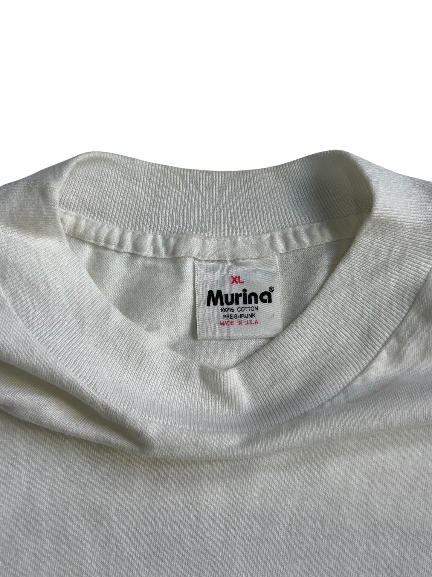 Vintage 90s TDK Fast Forward Promo Tshirt Murina USA Cassette Tape VHS Tee