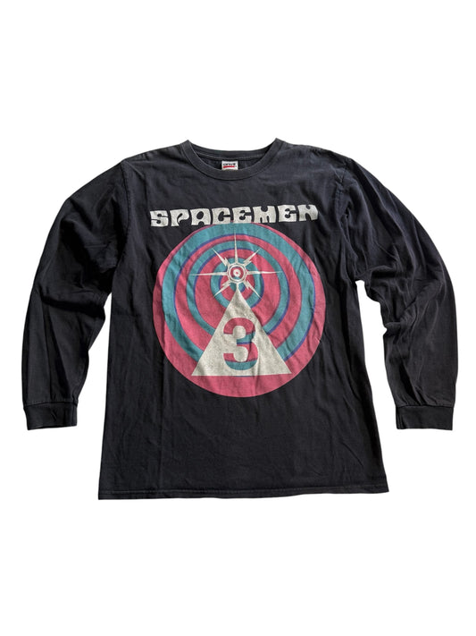Vintage Spacemen 3 Longsleeve Band Tshirt Psychedelic Indie Rock Shoegaze