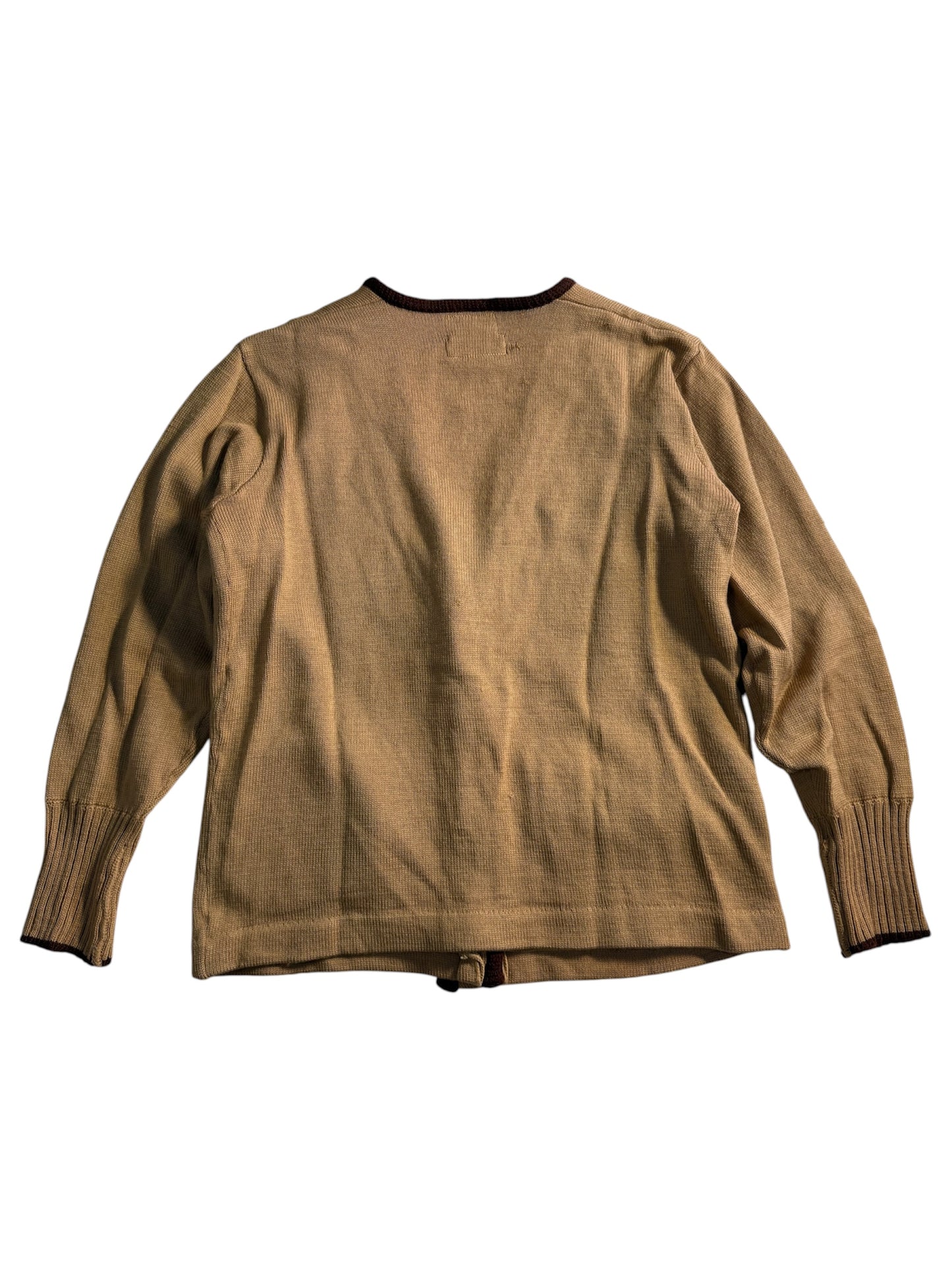 Vintage 1972 Aztlan Varsity Knit Cardigan