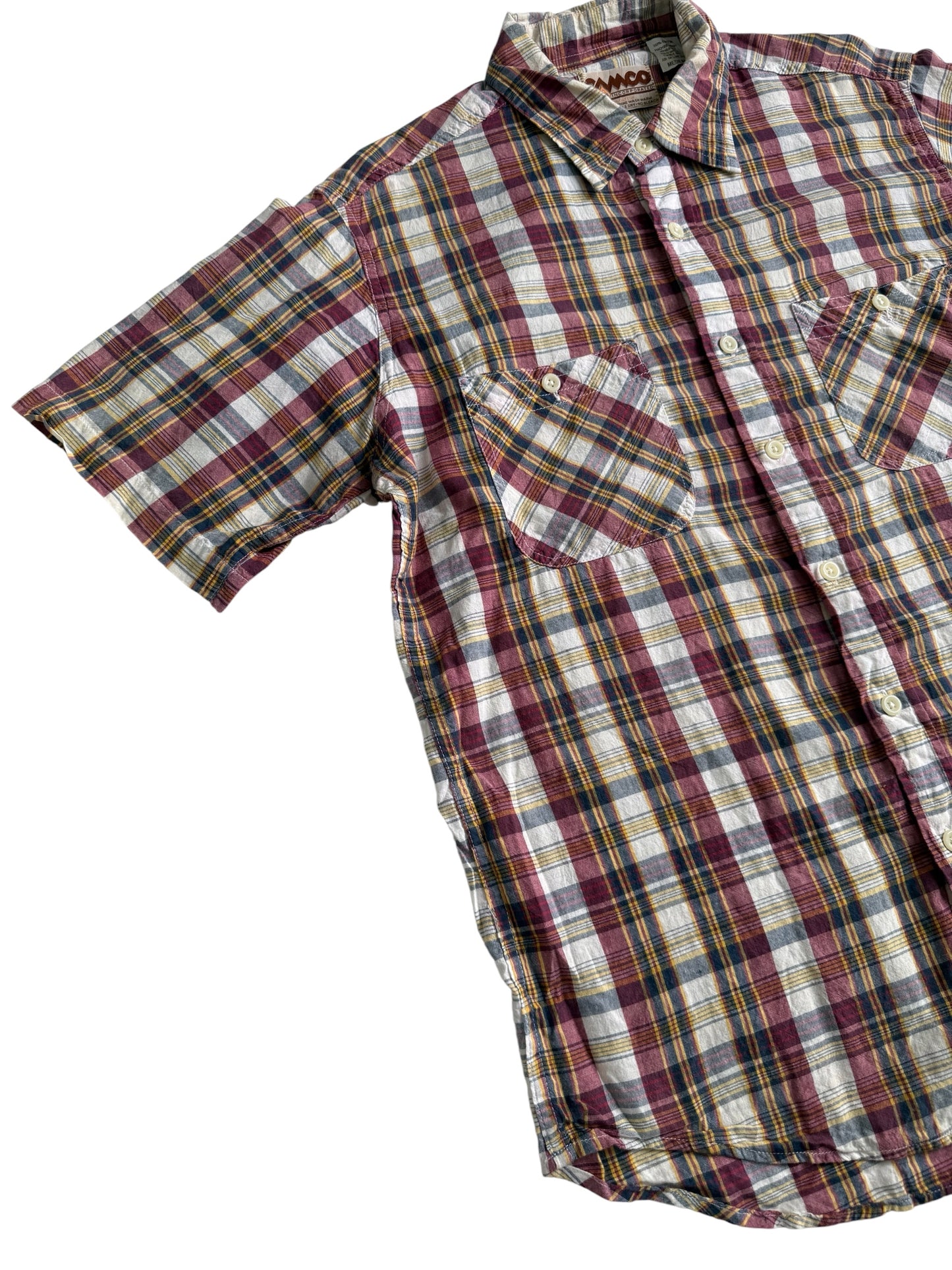 Camco Plaid Short Sleeve Work Shirt