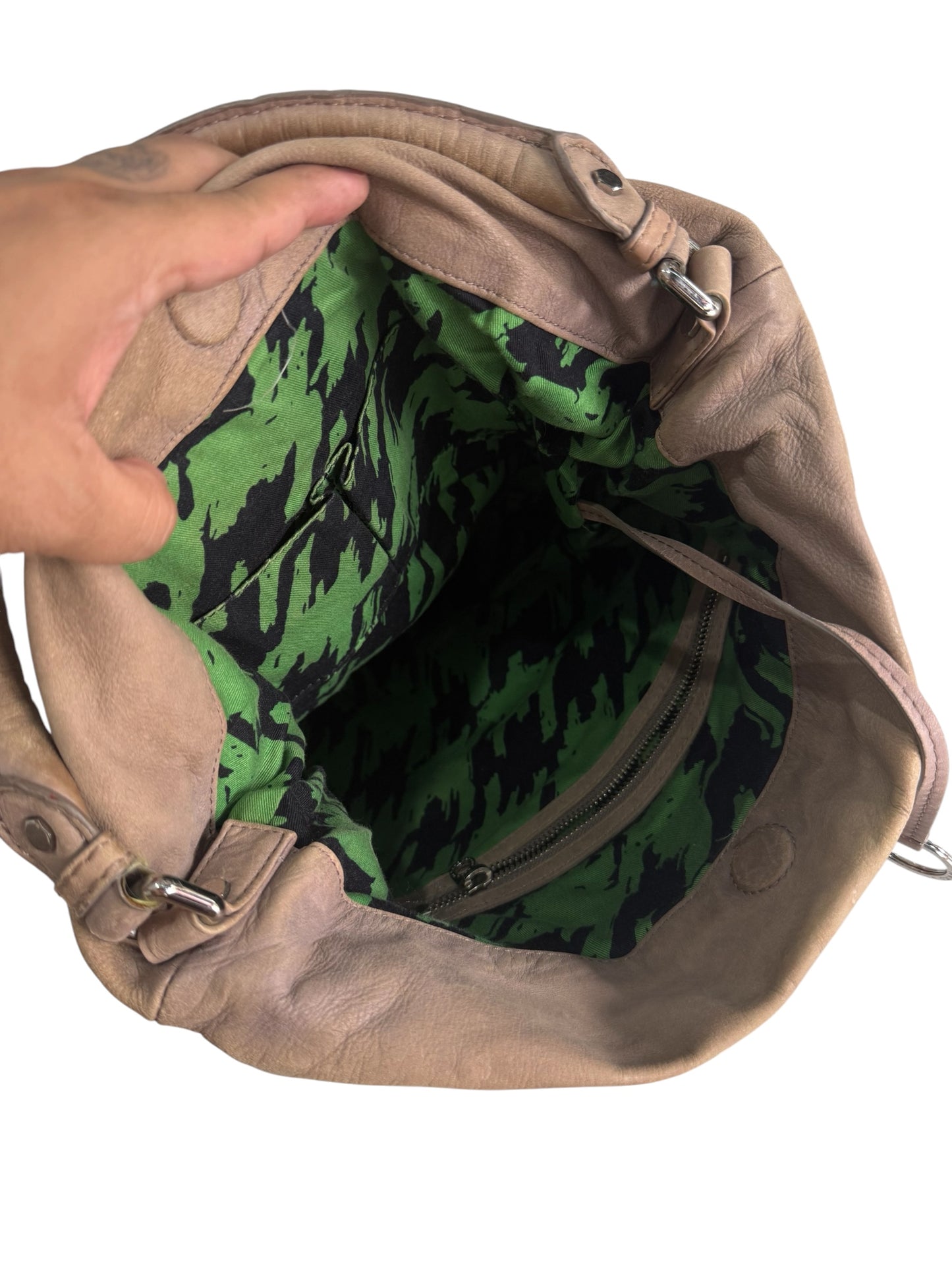 Marc by Marc Jacobs Type Workwear Leather Hobo Bag