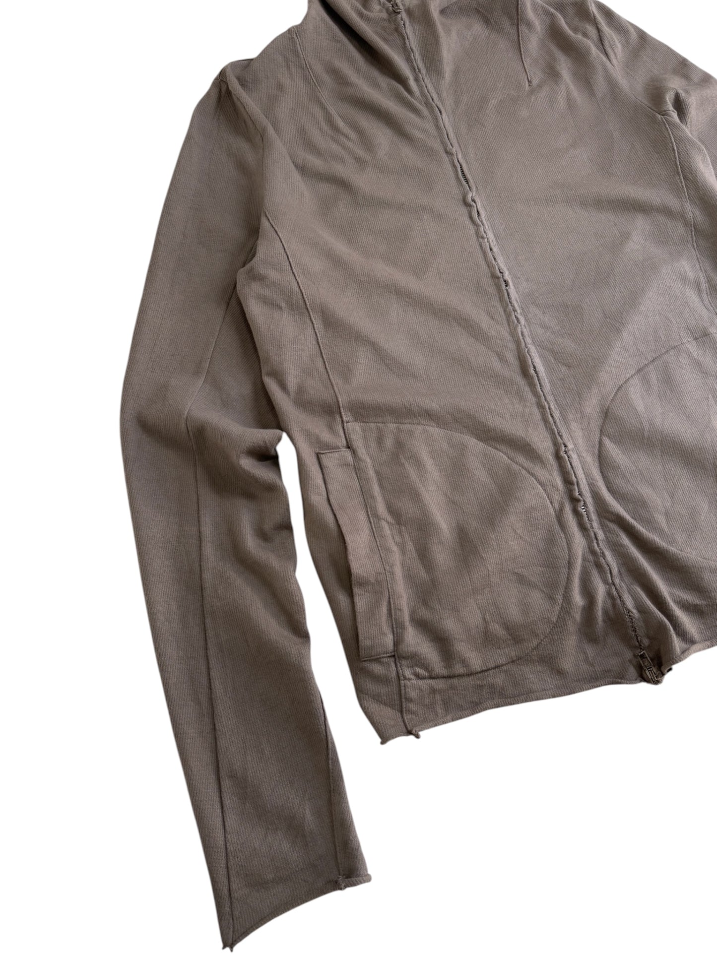 Poeme Bohemien Hooded Zip Jacket Made in Italy