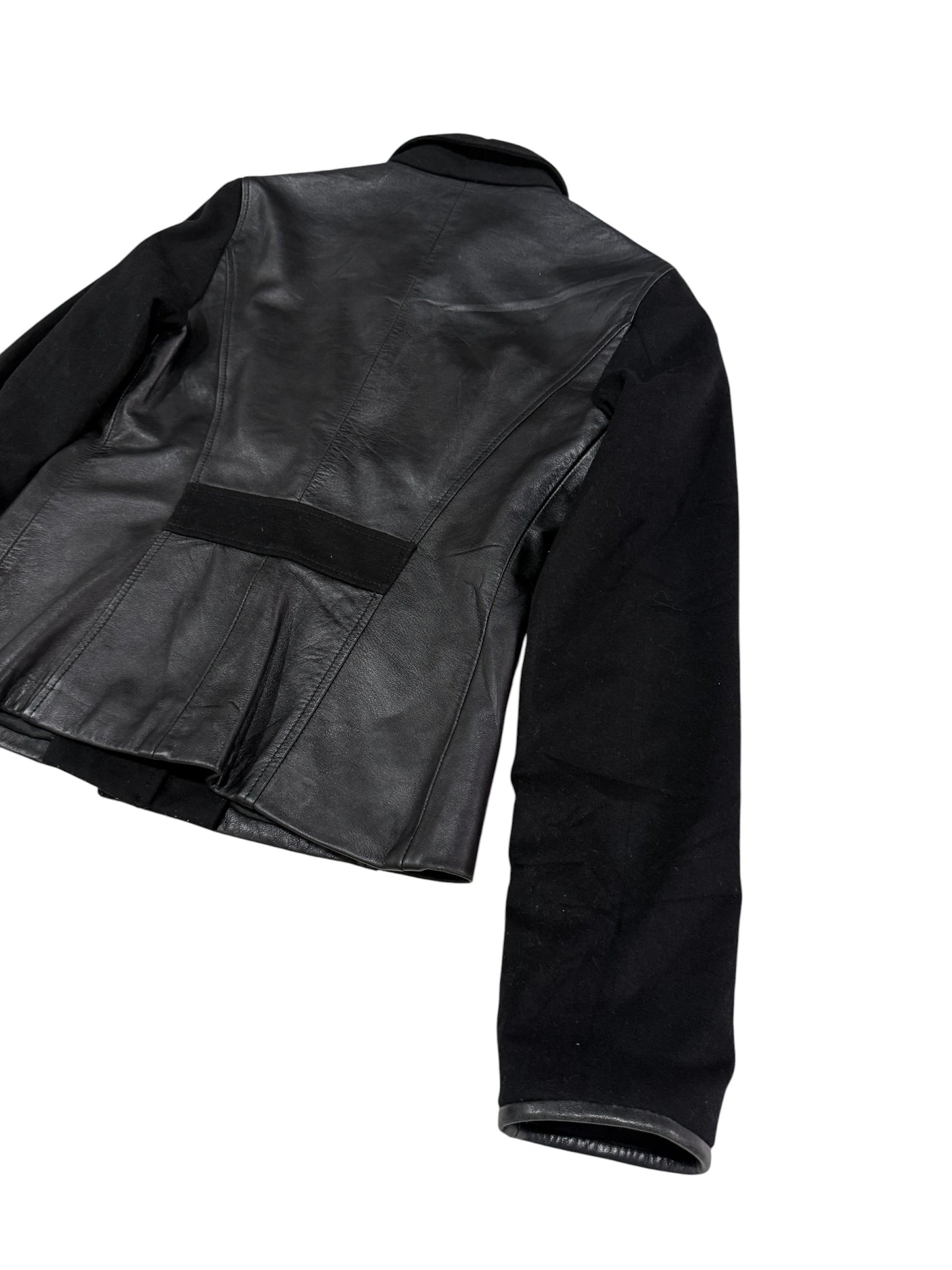 Italian Leather Womens Jacket Fitted Coat
