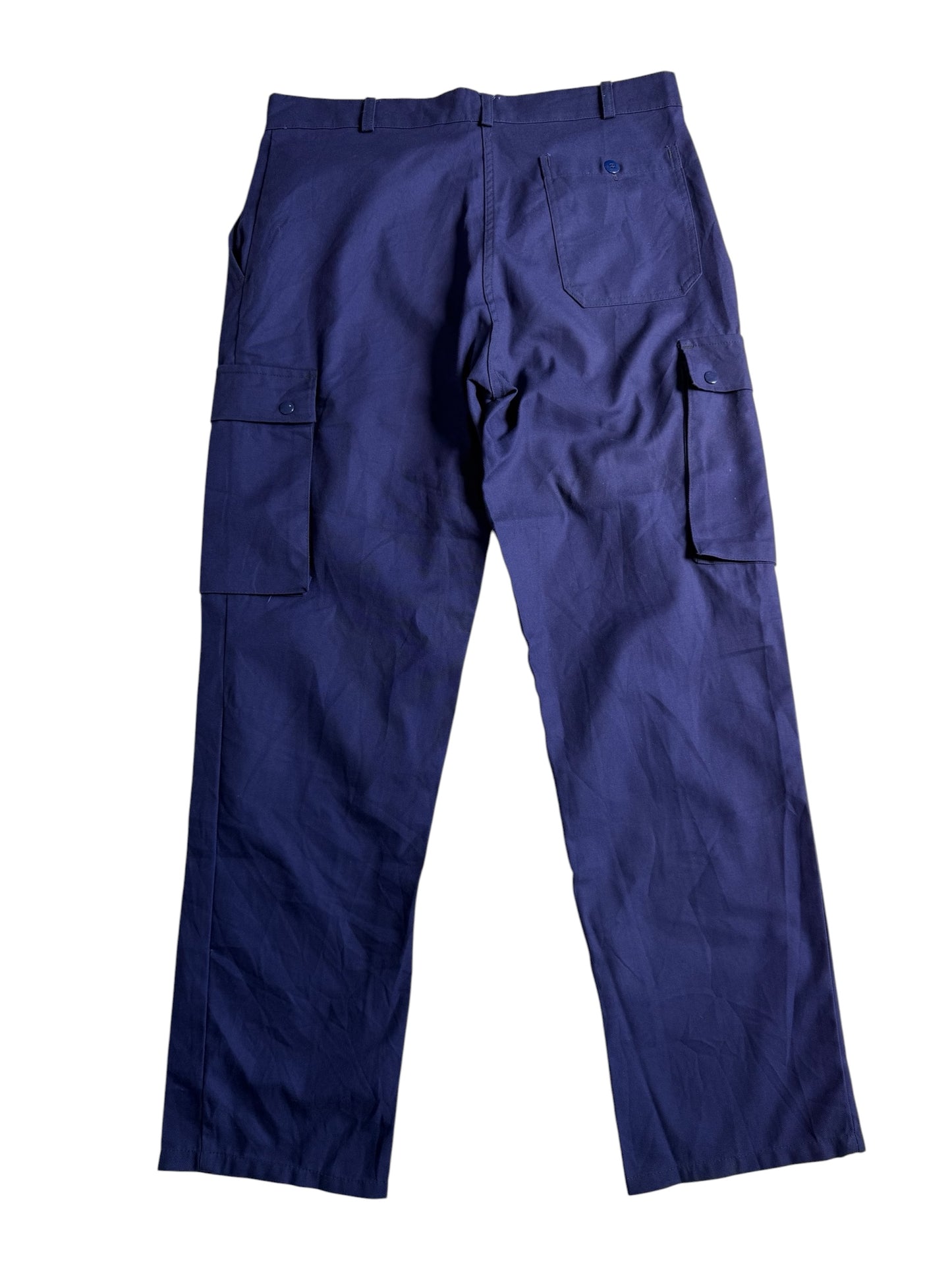 Vintage 1990s French Workwear Cargo Utility Pants