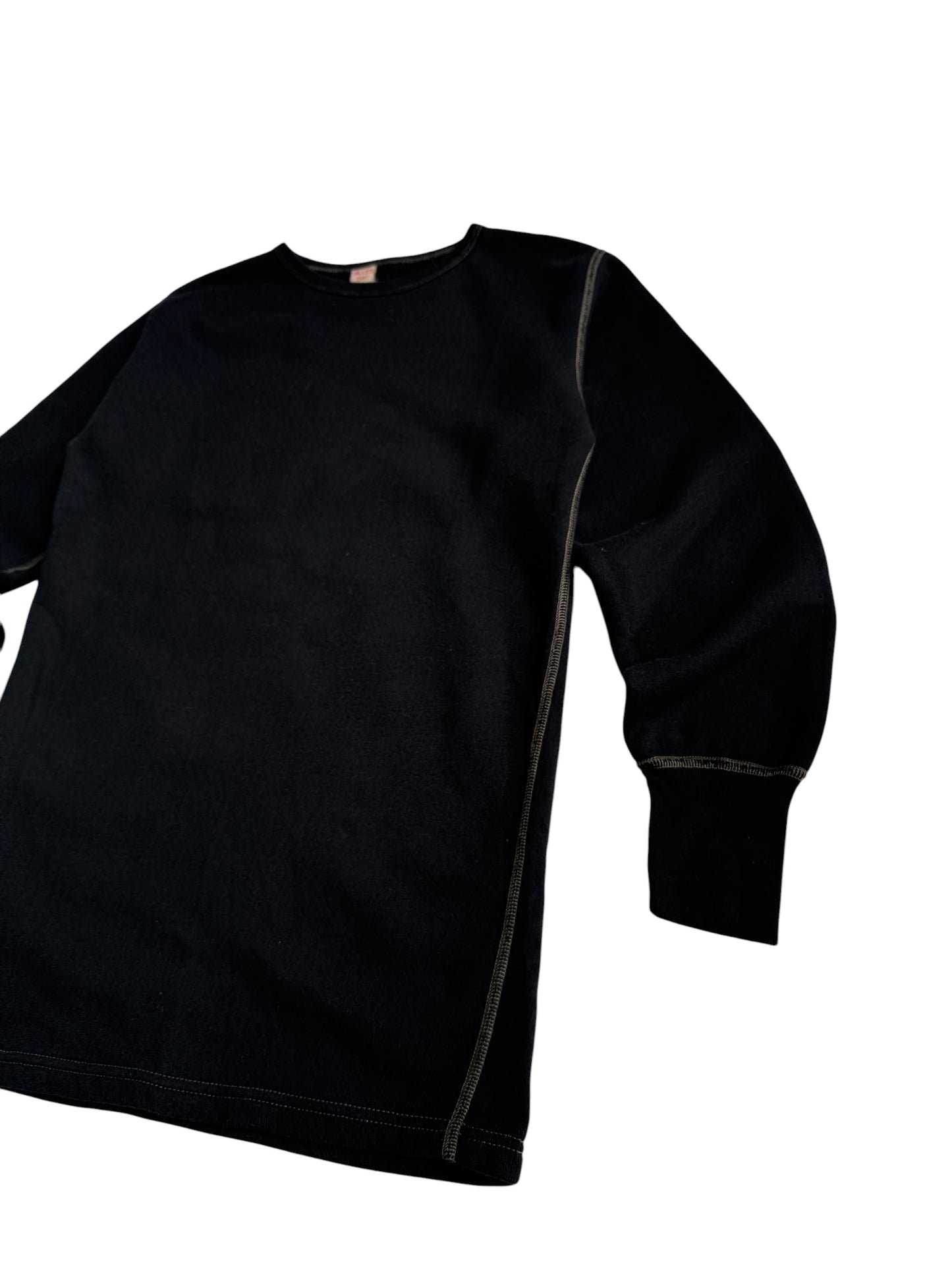 Vintage 1987 French Military Cold Weather Fleece Lined Sweatshirt