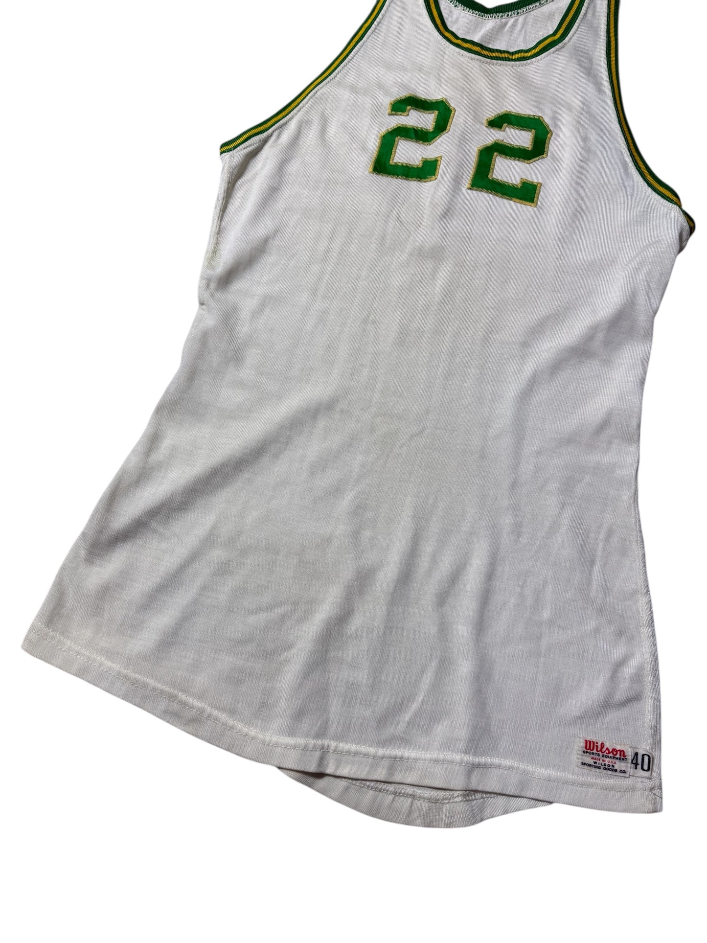 Vintage 1940s–50s Wilson Basketball Jersey