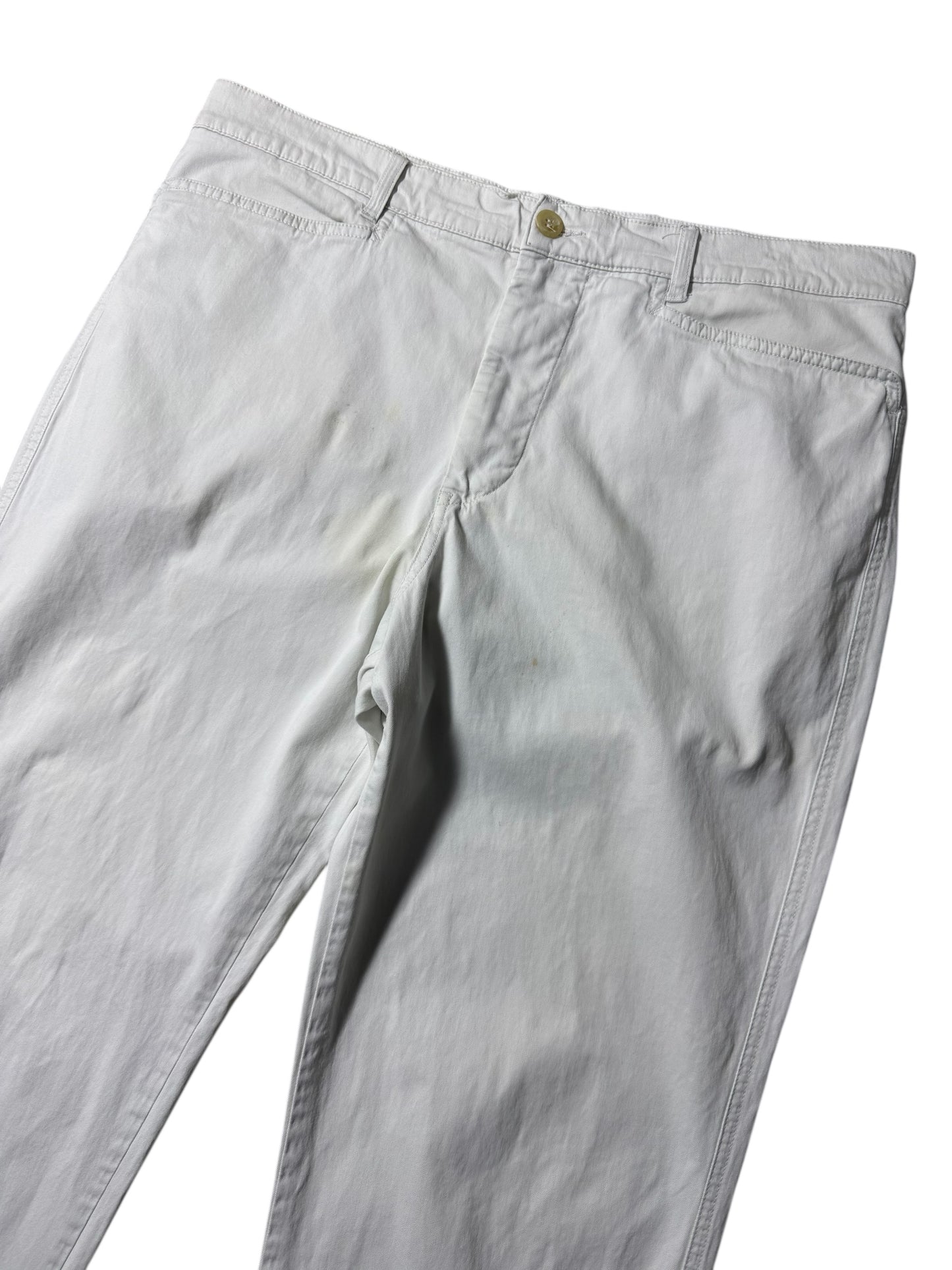 Vintage Armani Jeans Eco-Stone Cotton Trousers Made in Italy 90s Designer