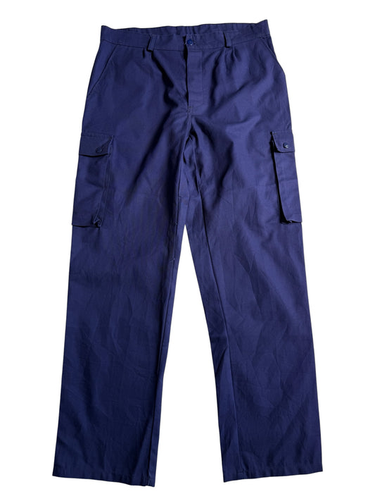 Vintage 1990s French Workwear Cargo Utility Pants