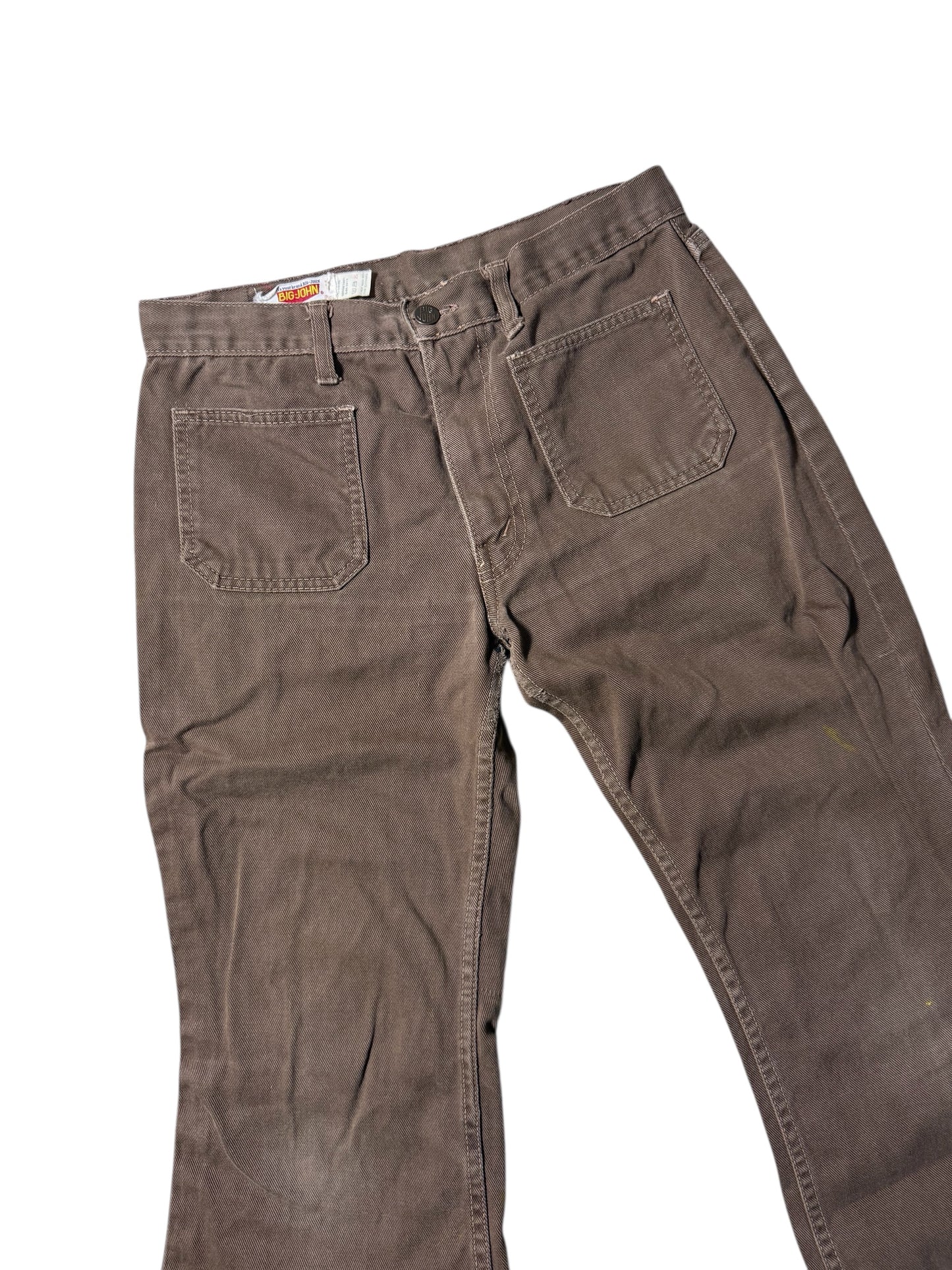 Vintage Big John Brown Jeans Japanese Denim