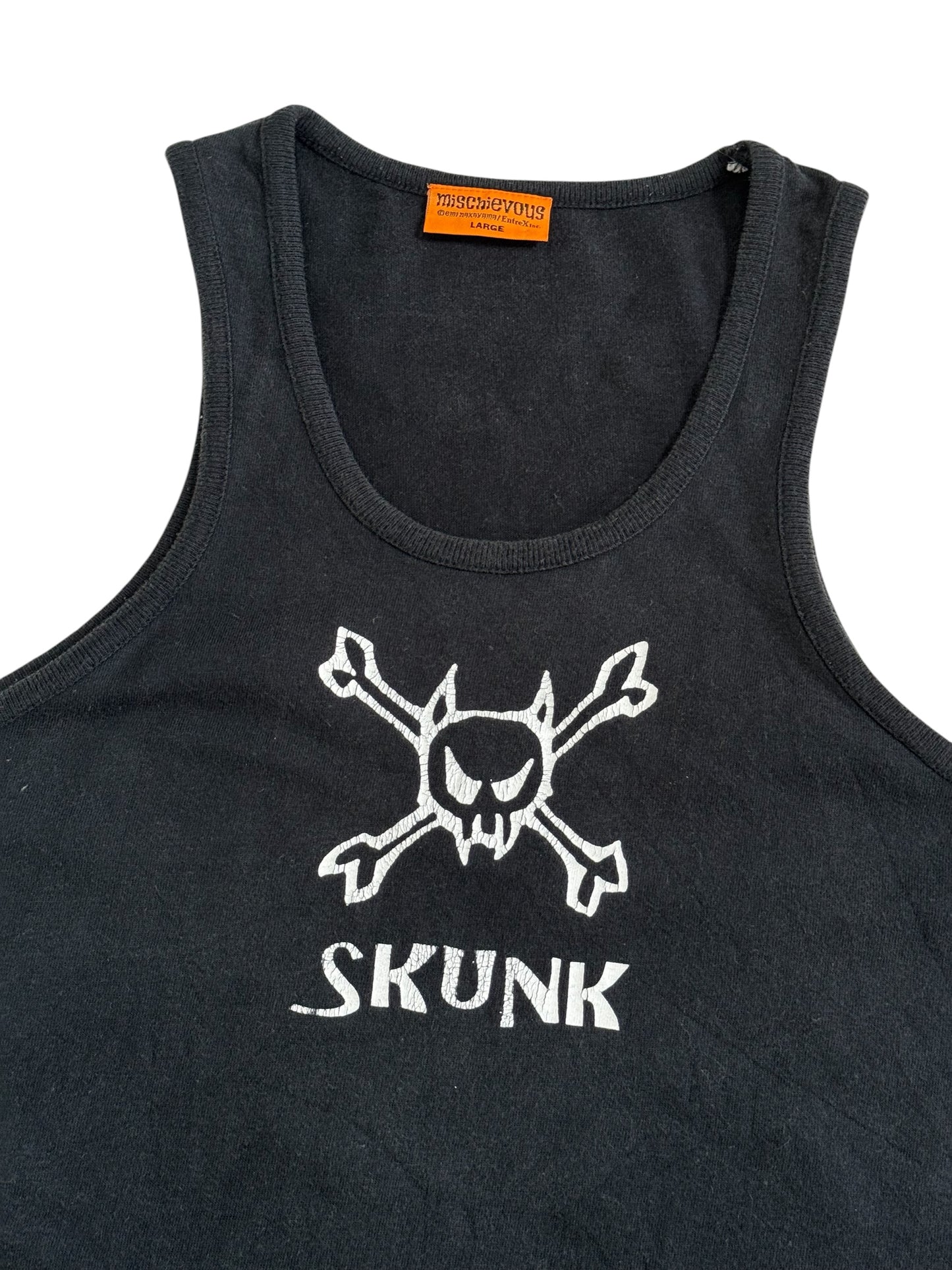 Vintage Mischievous Skunk Tank Top Tee