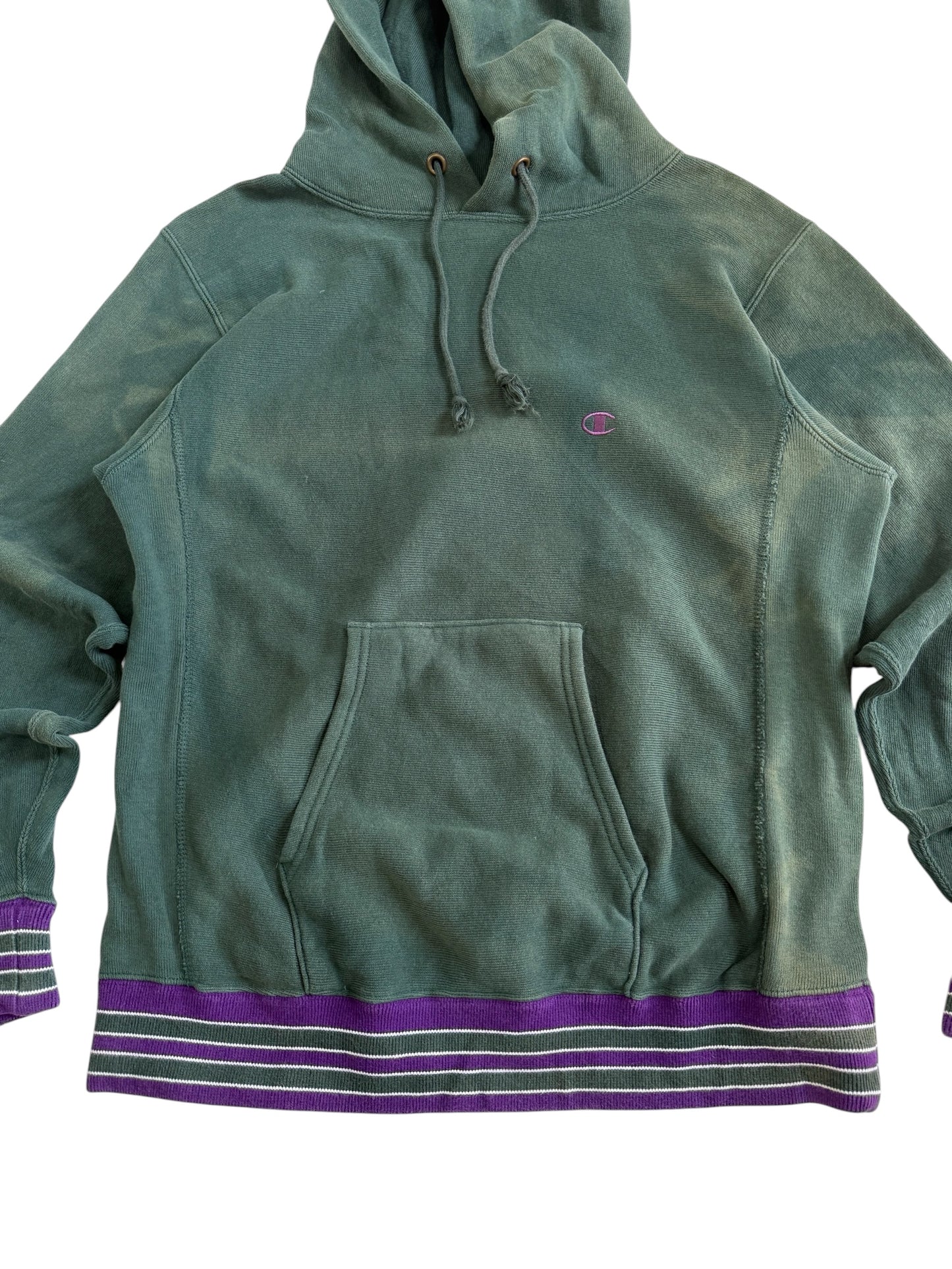 Champion Reverse Weave Two Tone Sun Faded Hoodie