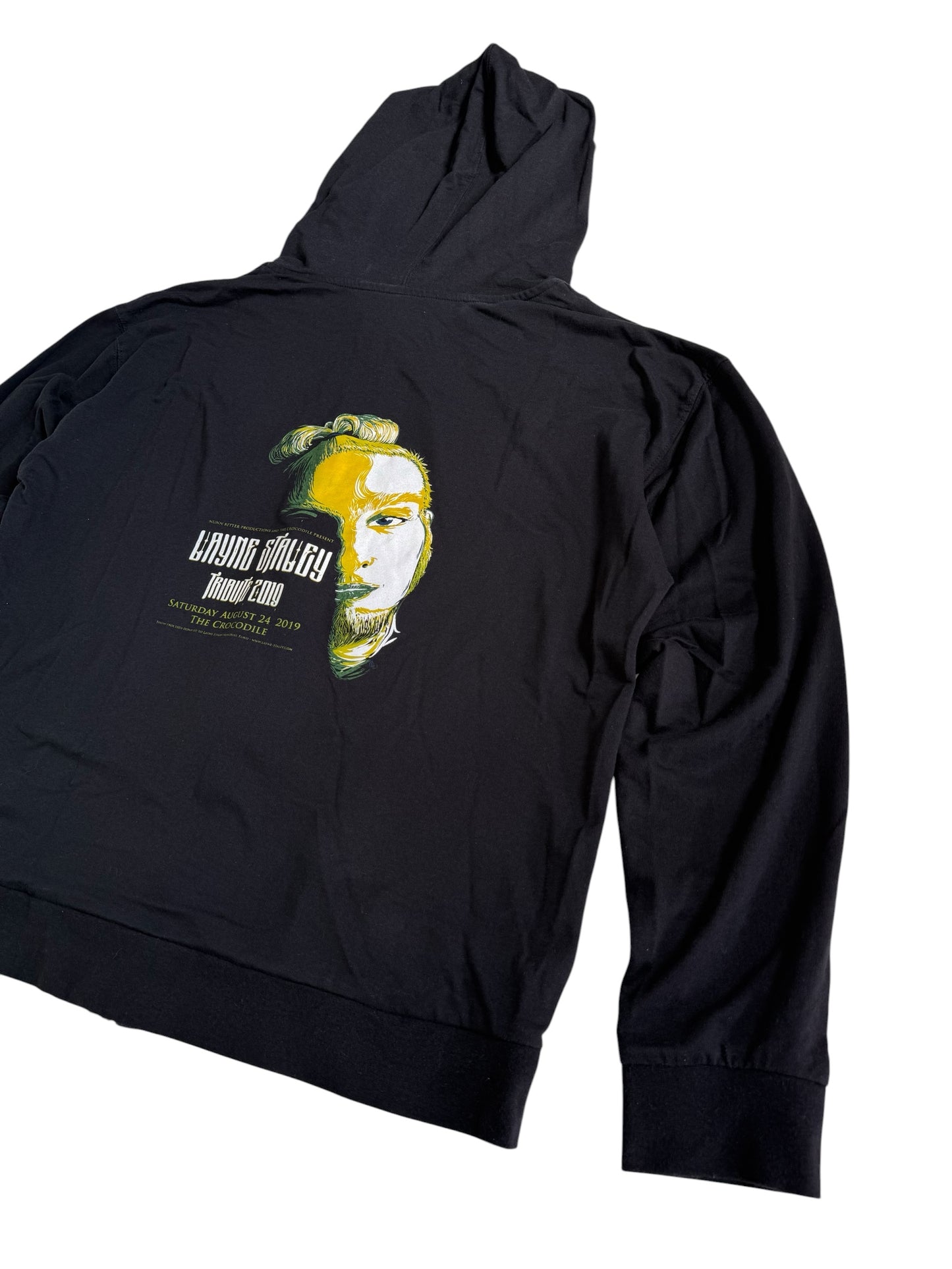 Layne Staley Alice In Chains Tribute Zipper Hoodie