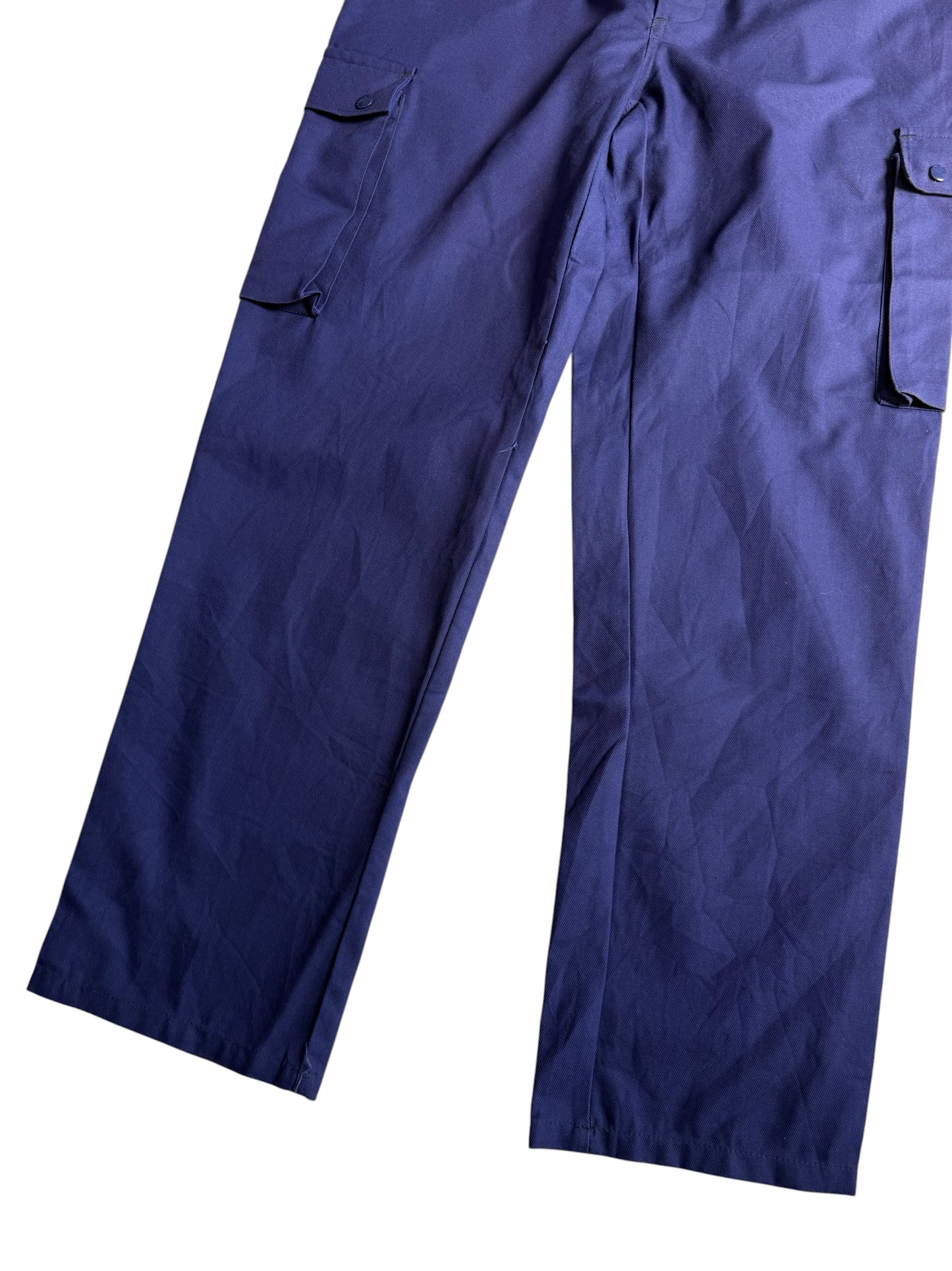 Vintage 1990s French Workwear Cargo Utility Pants