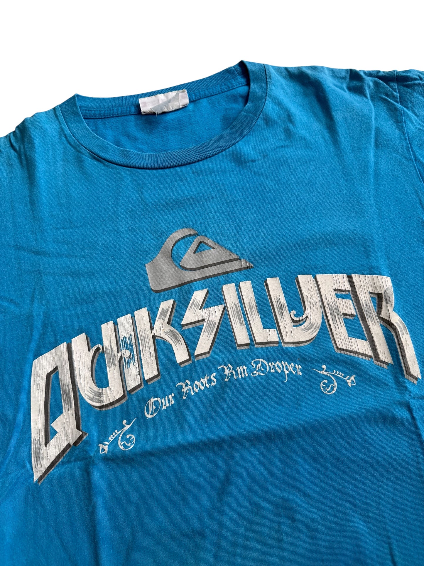 Vintage Quiksilver “Our Roots Run Droper” Tshirt Blue