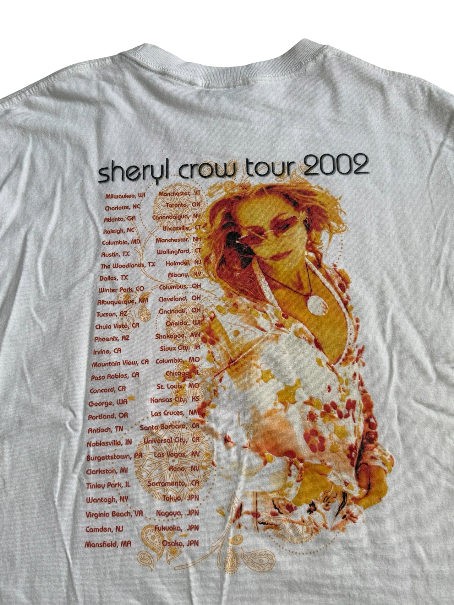 Vintage Sheryl Crow Tour 2002 Tshirt