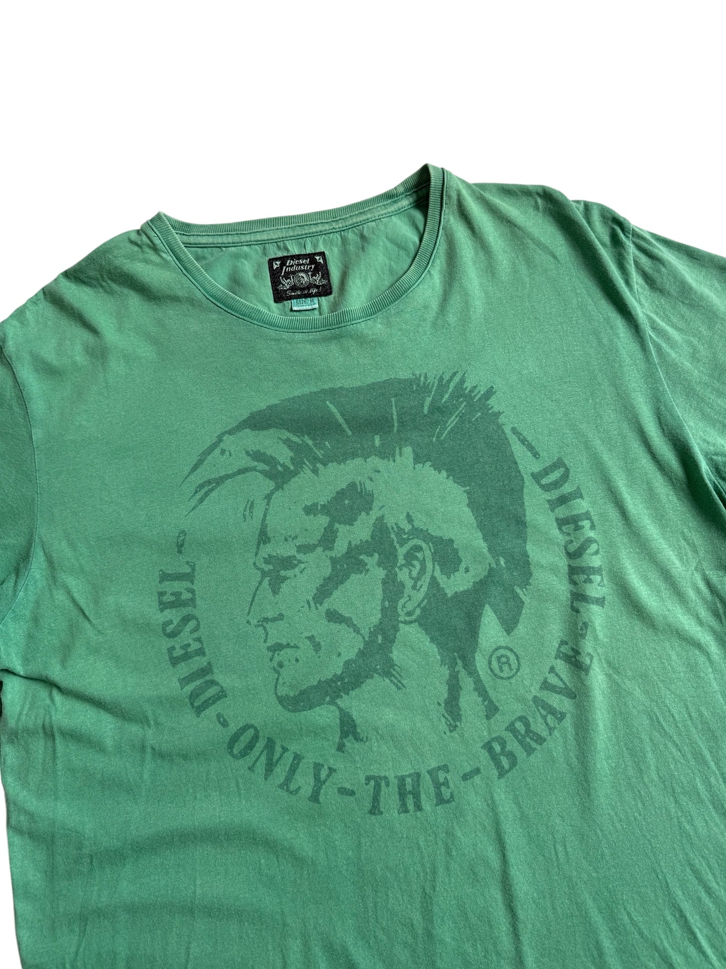 Vintage Y2K Diesel Only The Brave Graphic Tshirt