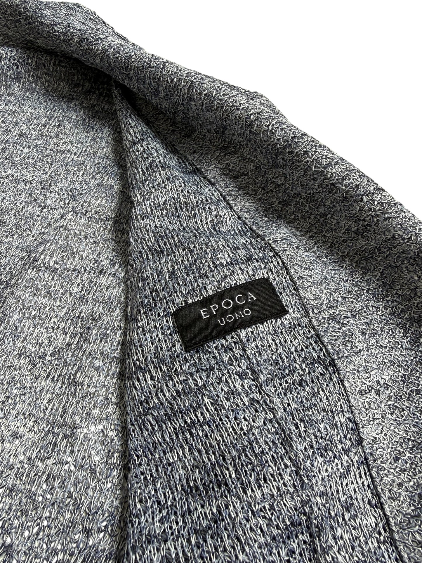 Epoca Uomo Japan Knit Tailored Blazer Grey