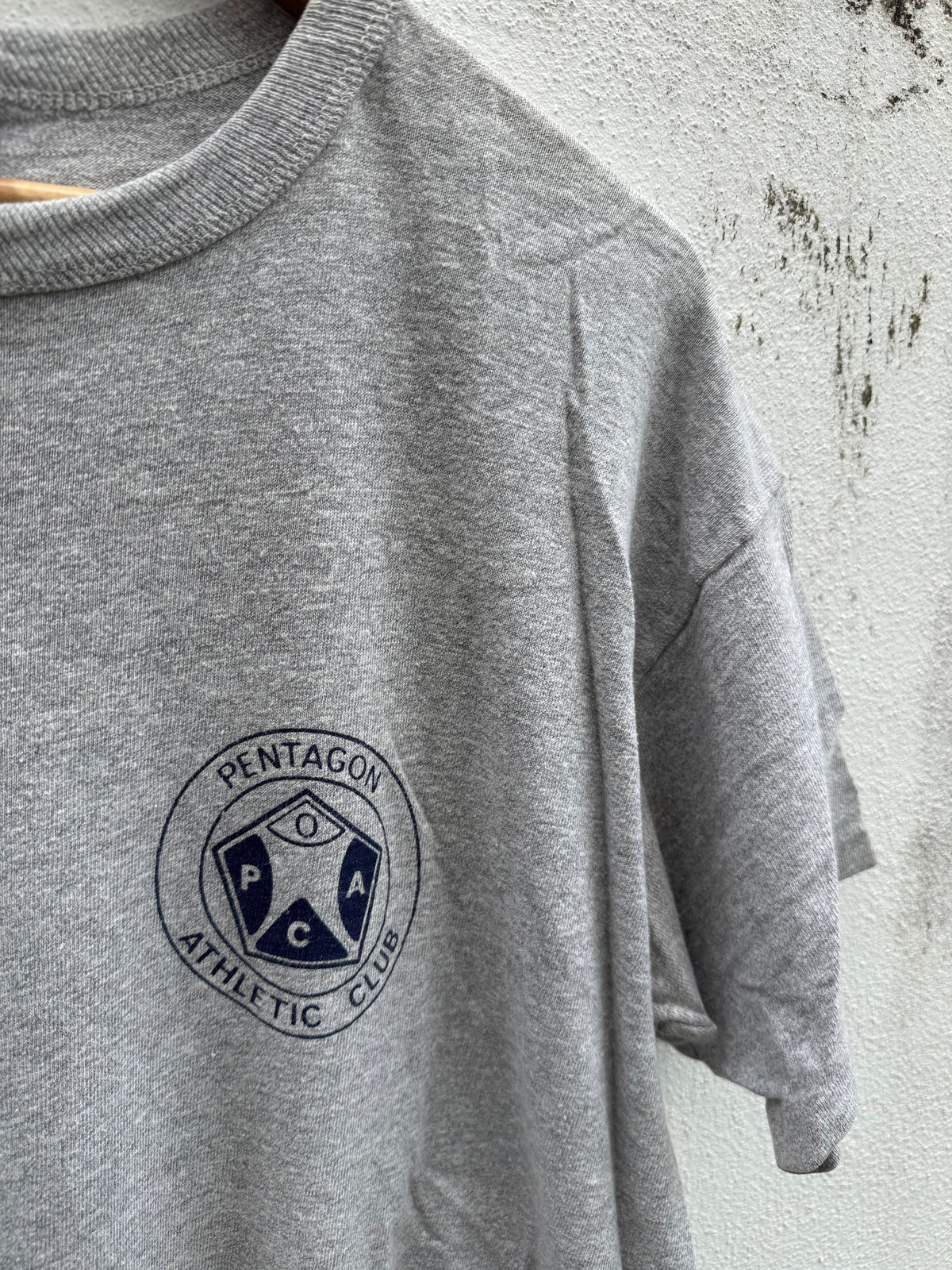 Vintage Champion Pentagon Athletic Club Tshirt Made In Usa