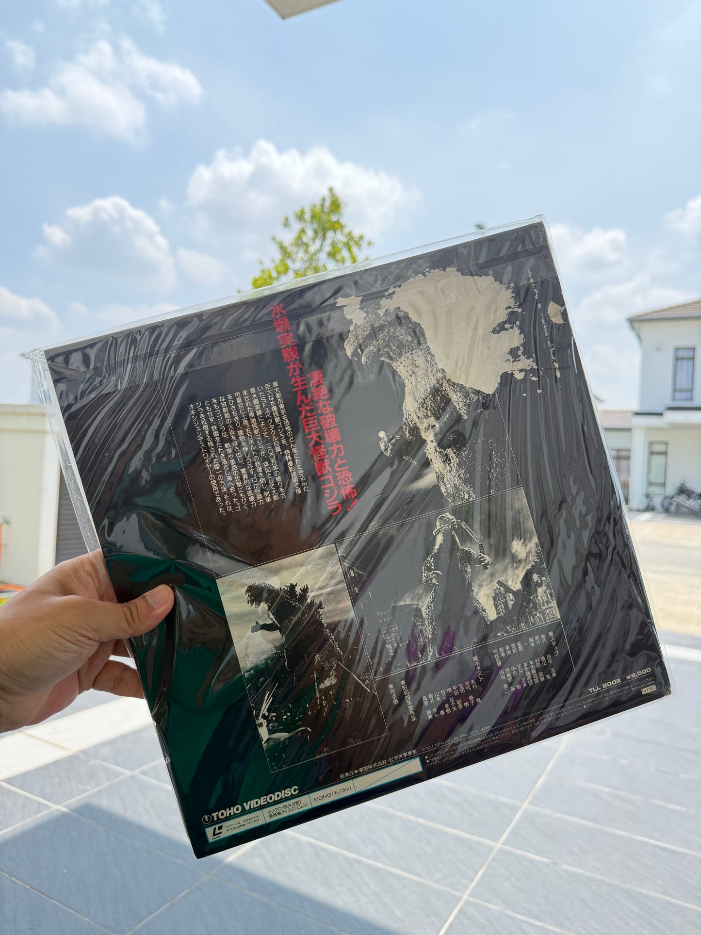 Vintage Godzilla (1954) Japanese LaserDisc Toho Videodisc TLL-2002 Kaiju Movie LD Japan