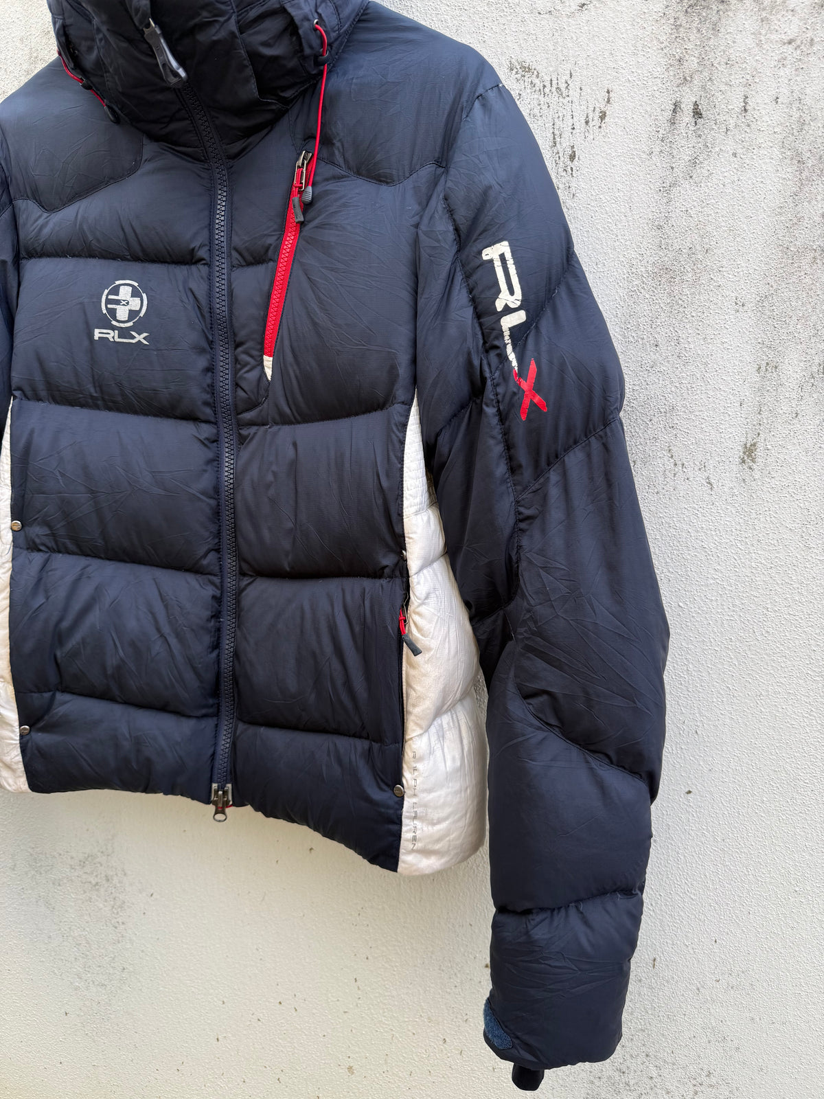 Vintage Y2K Polo Ralph Lauren RLX Down Puffer Jacket Hooded