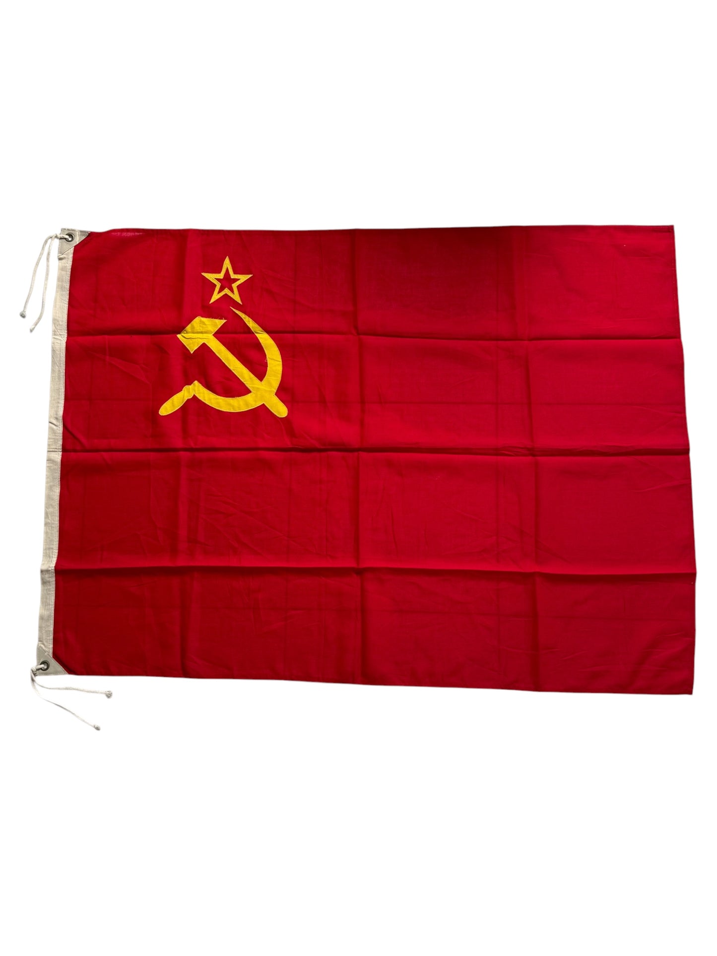 Vintage Soviet Union USSR Communist Flag Hammer and Sickle Red Banner CCCP