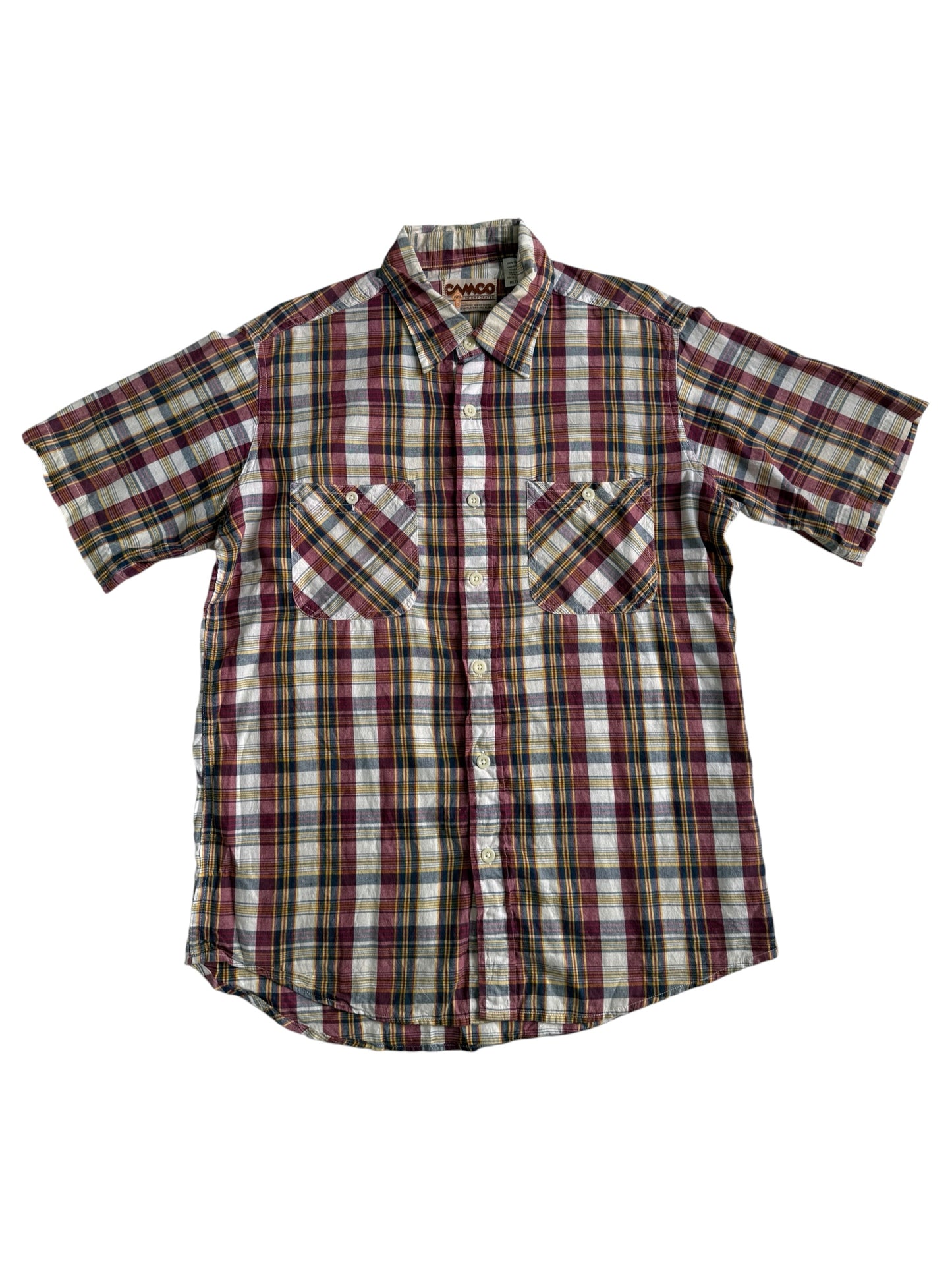 Camco Plaid Short Sleeve Work Shirt
