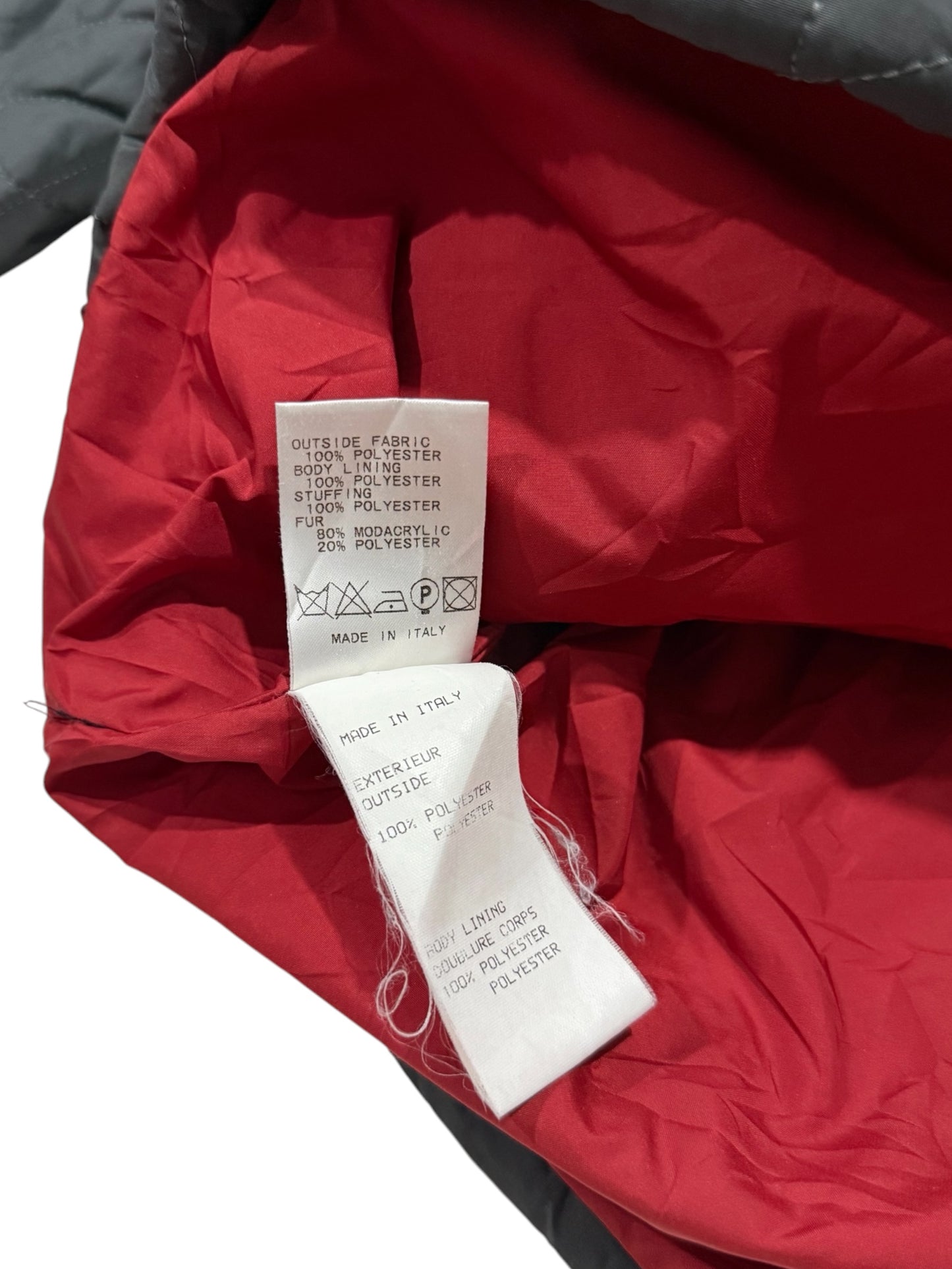 Jean Paul Gassa Made in Italy Quilted Hooded Anorak Jacket Gorpcore Outdoor